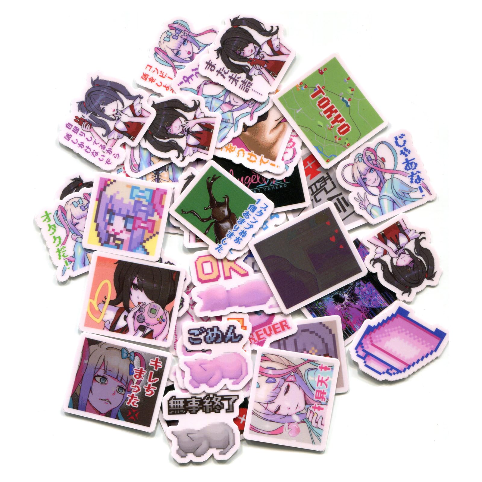 Amazon.co.jp: 二ーディガールオーバードーズ ステッカー 超てんちゃん