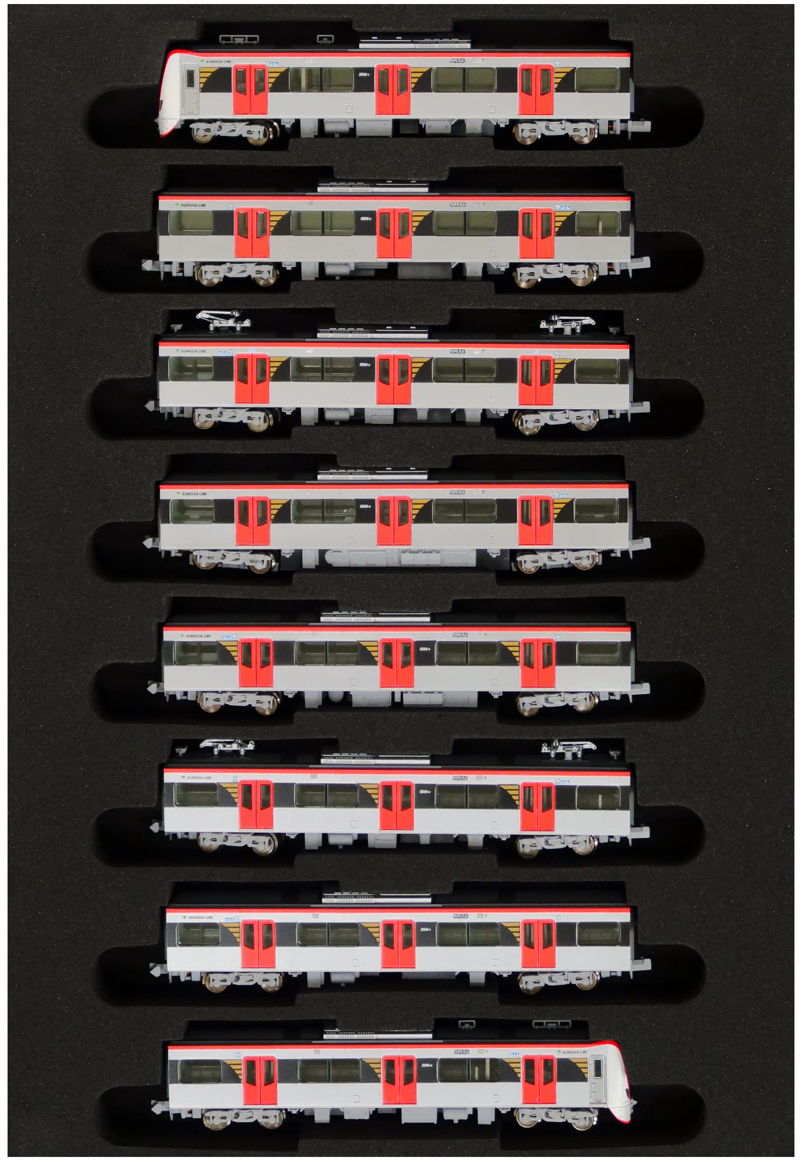 Amazon | ポポンデッタ Nゲージ 都営5500形 浅草線 8両セット 6020