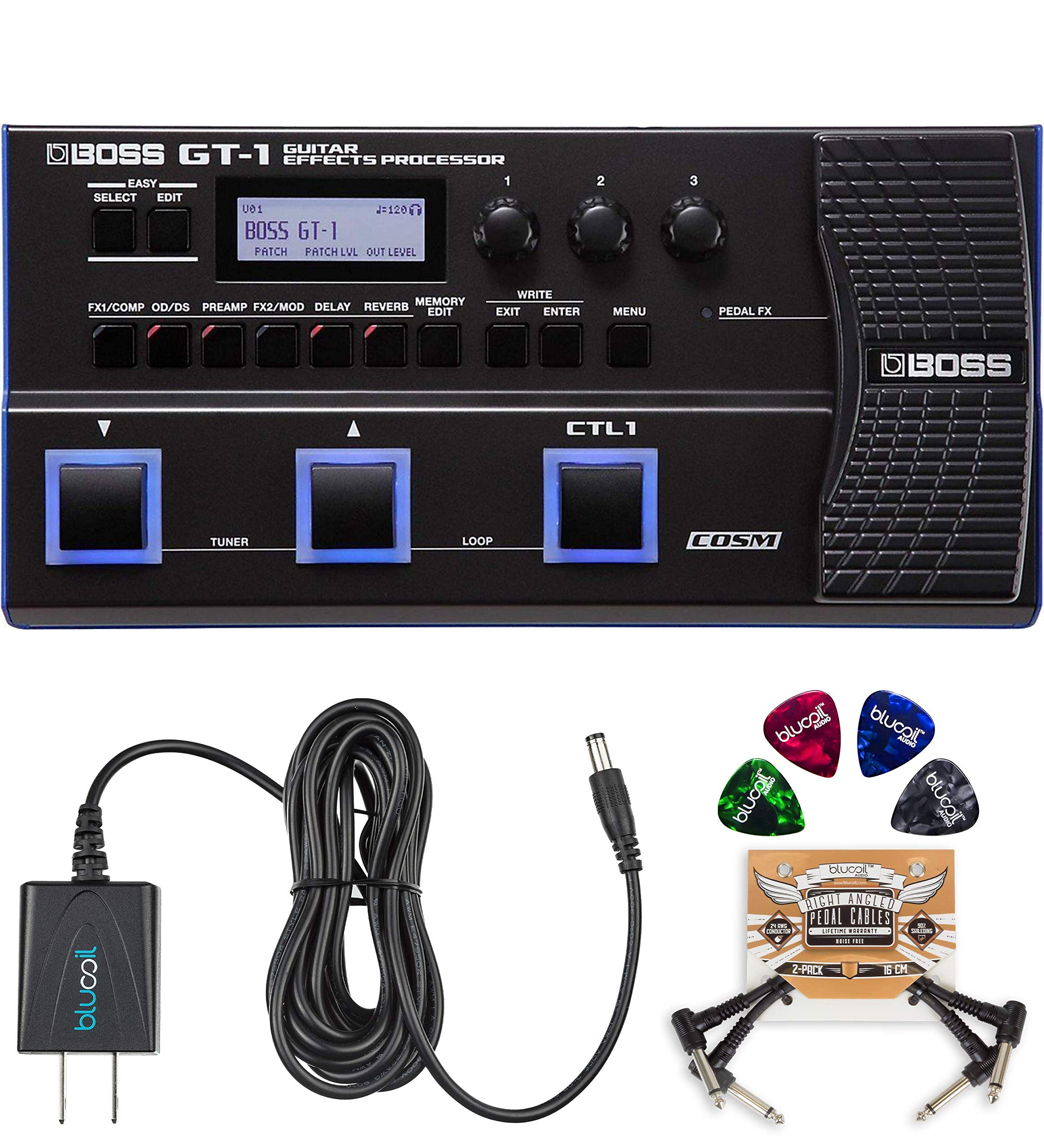 Amazon.com: BOSS GT-1 Guitar Multi-Effects Processor Bundle with