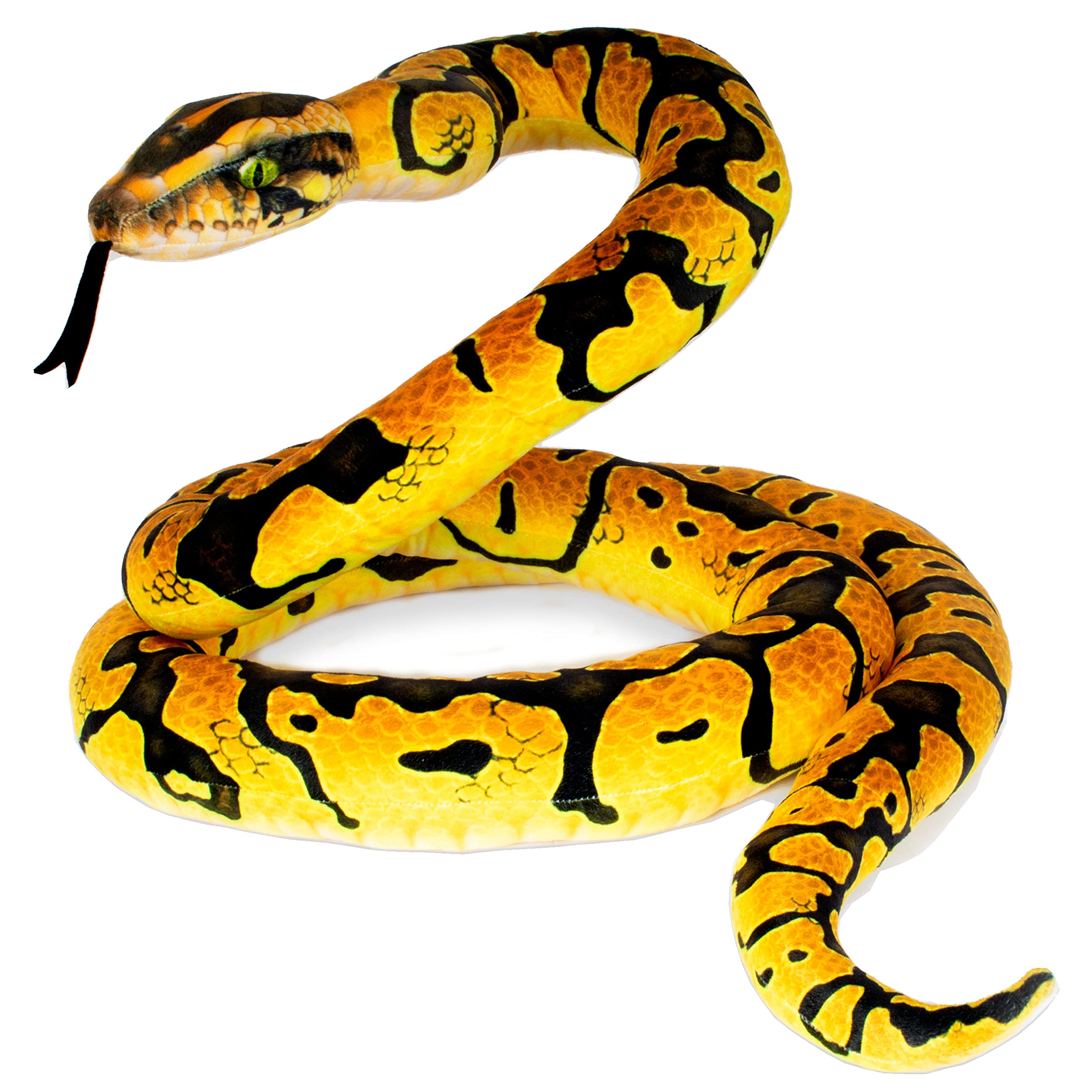 Amazon.co.jp: Real Planet 79インチ 動物の蛇のぬいぐるみ - 長さ6