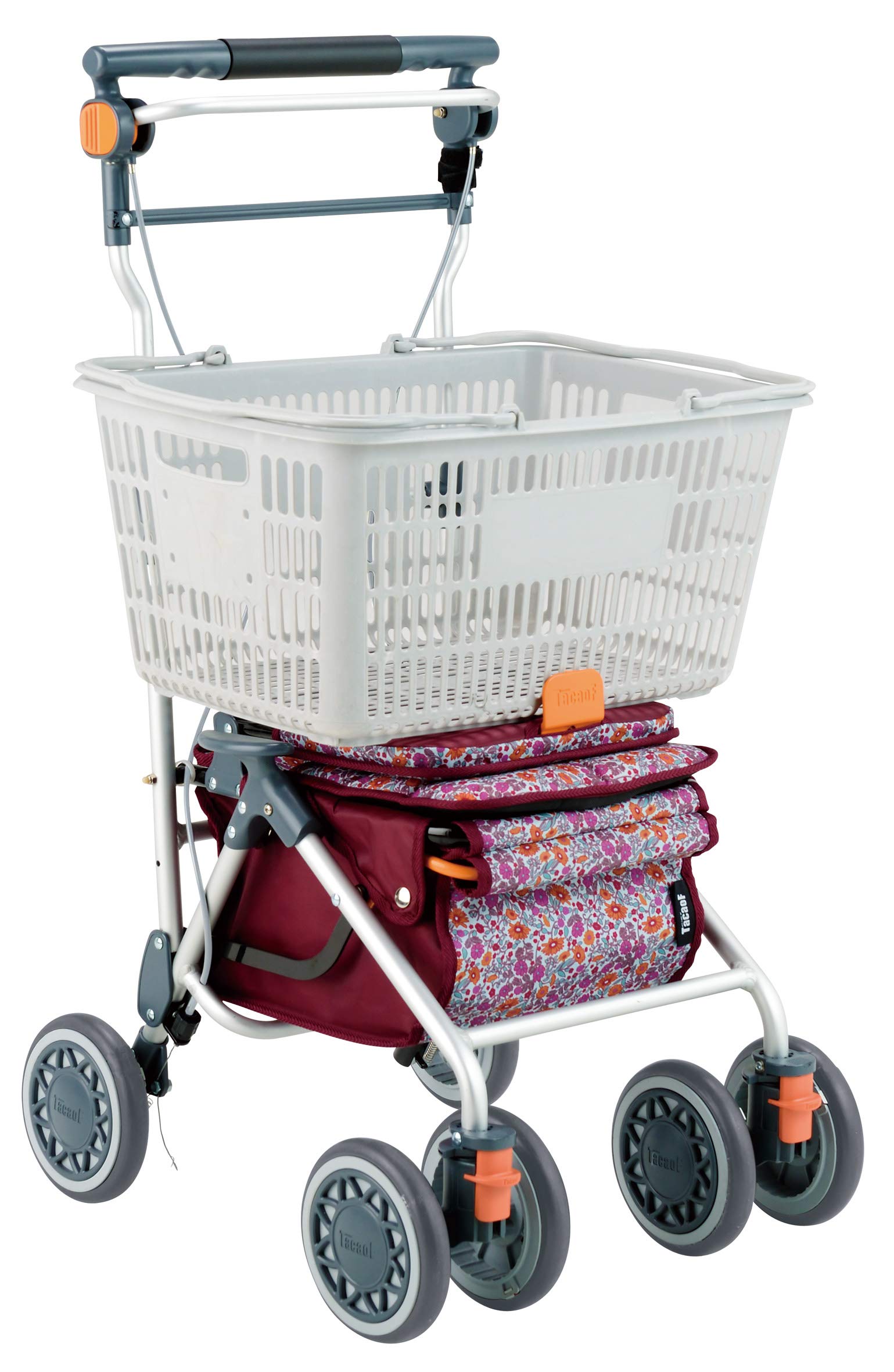 Amazon | 幸和製作所 カゴノアM シルバーカー ミドルタイプ レッド