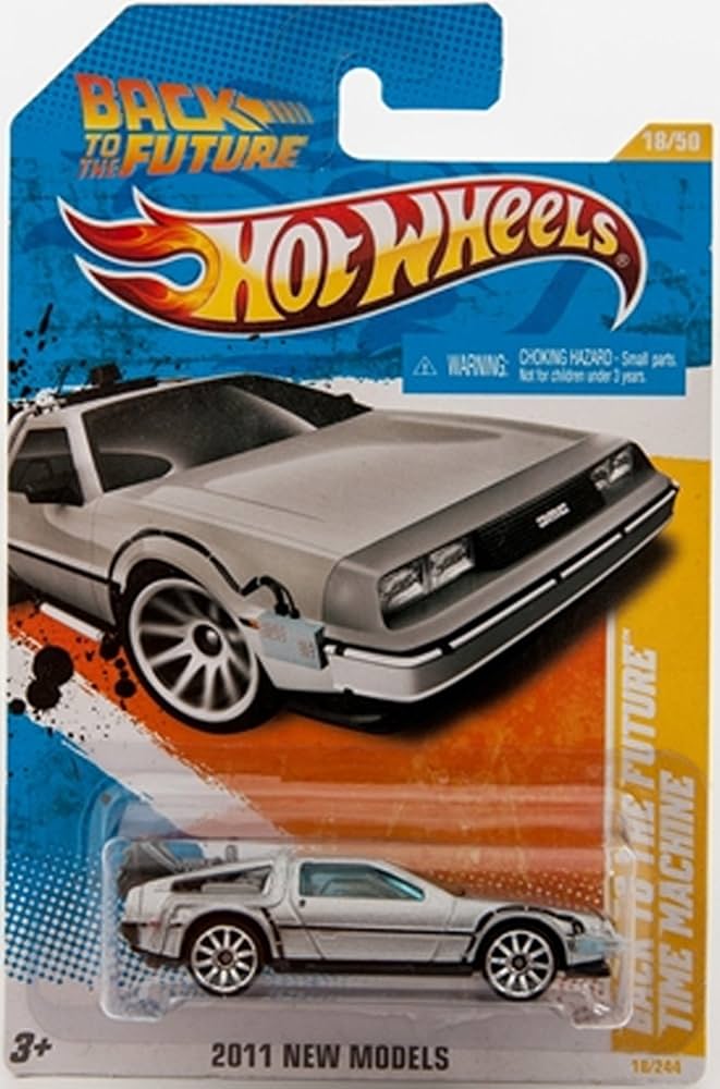 Amazon.com: Hot Wheels Back to the Future Time Machine 18/50