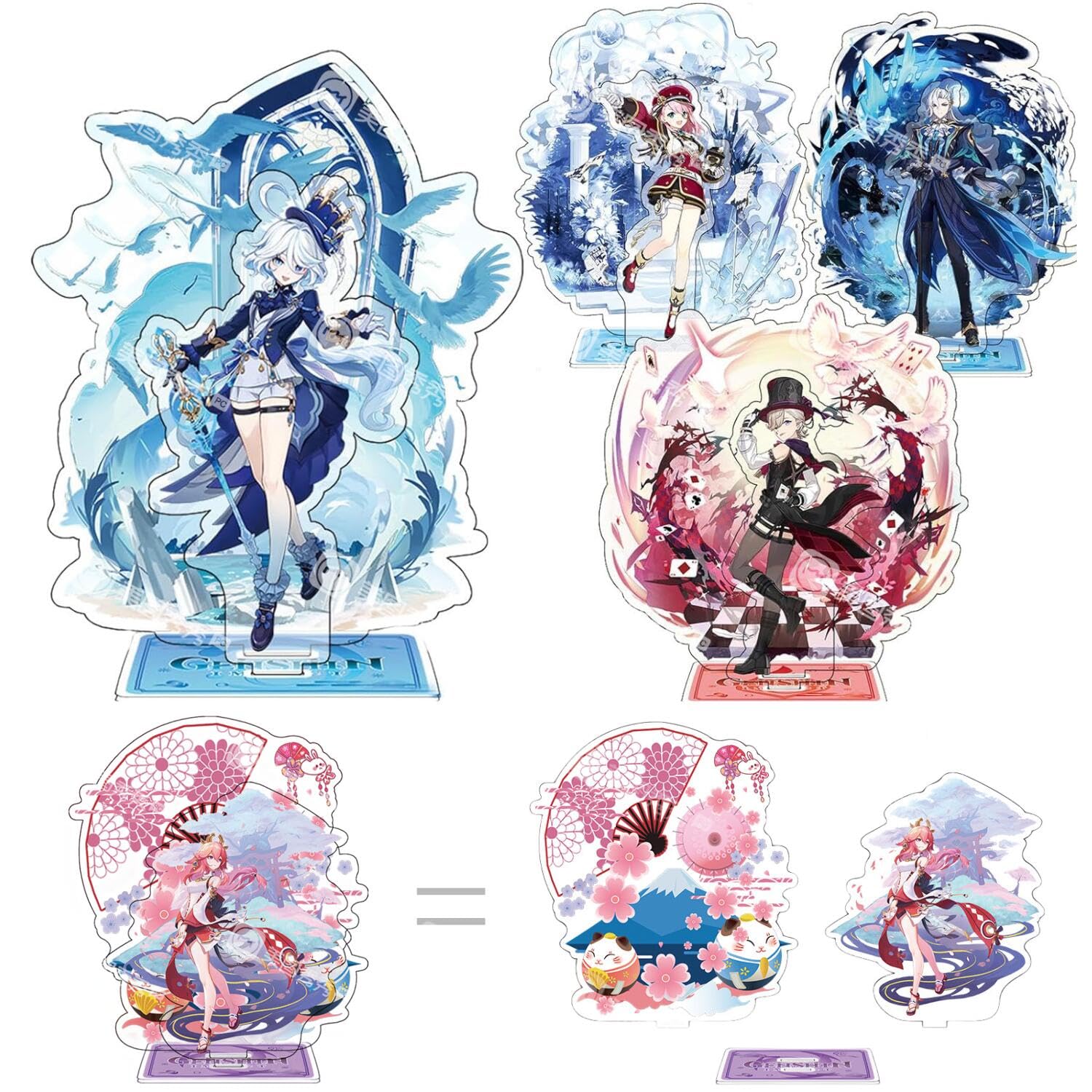 Amazon.co.jp: 鹿野院平蔵 アクリルスタンド 原神グッズ アクリル