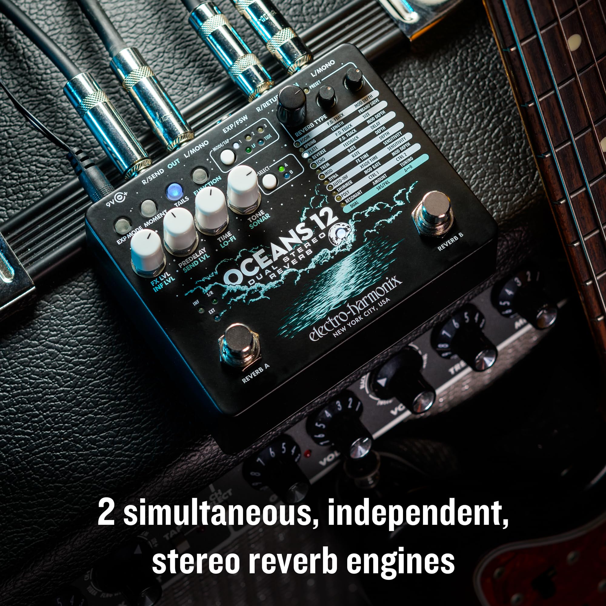 Amazon | electro-harmonix/OCEANS 12 Dual Stereo Reverb エレクトロ