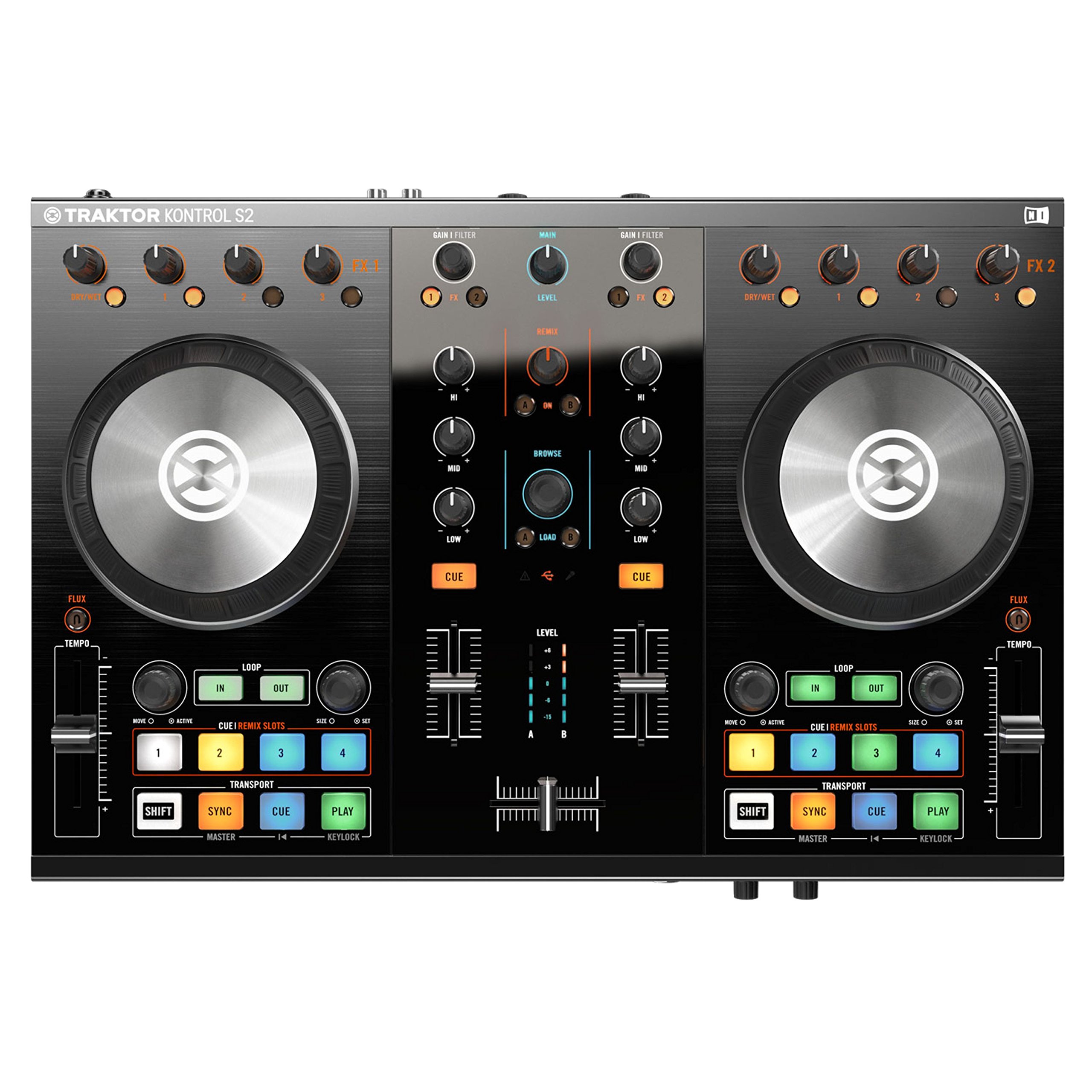 Amazon.co.jp: Native Instruments TRAKTOR KONTROL S2 MK2 2-Deck DJ
