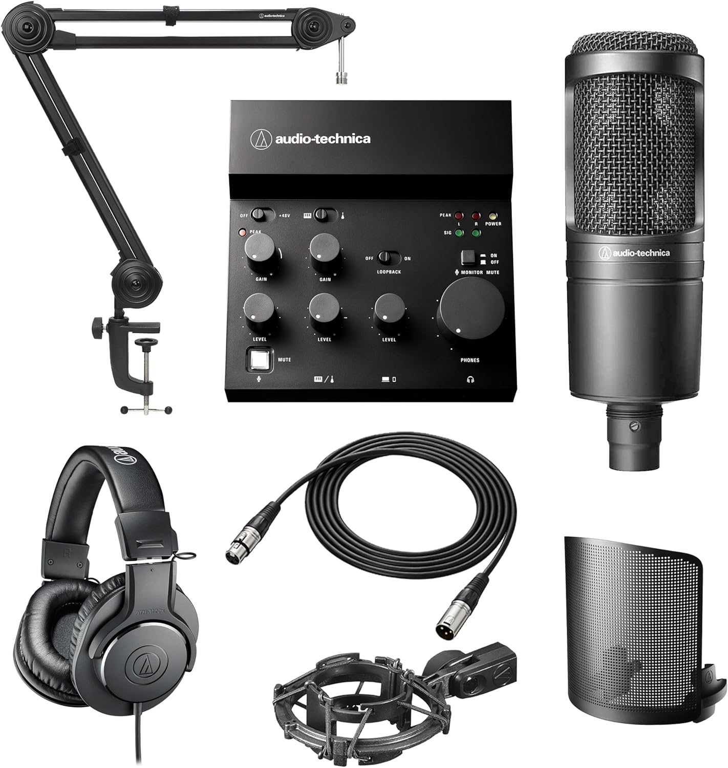 Audio Technica AT2020 / AT-UMX3 PC/Smartphone Guadeloupe | Ubuy