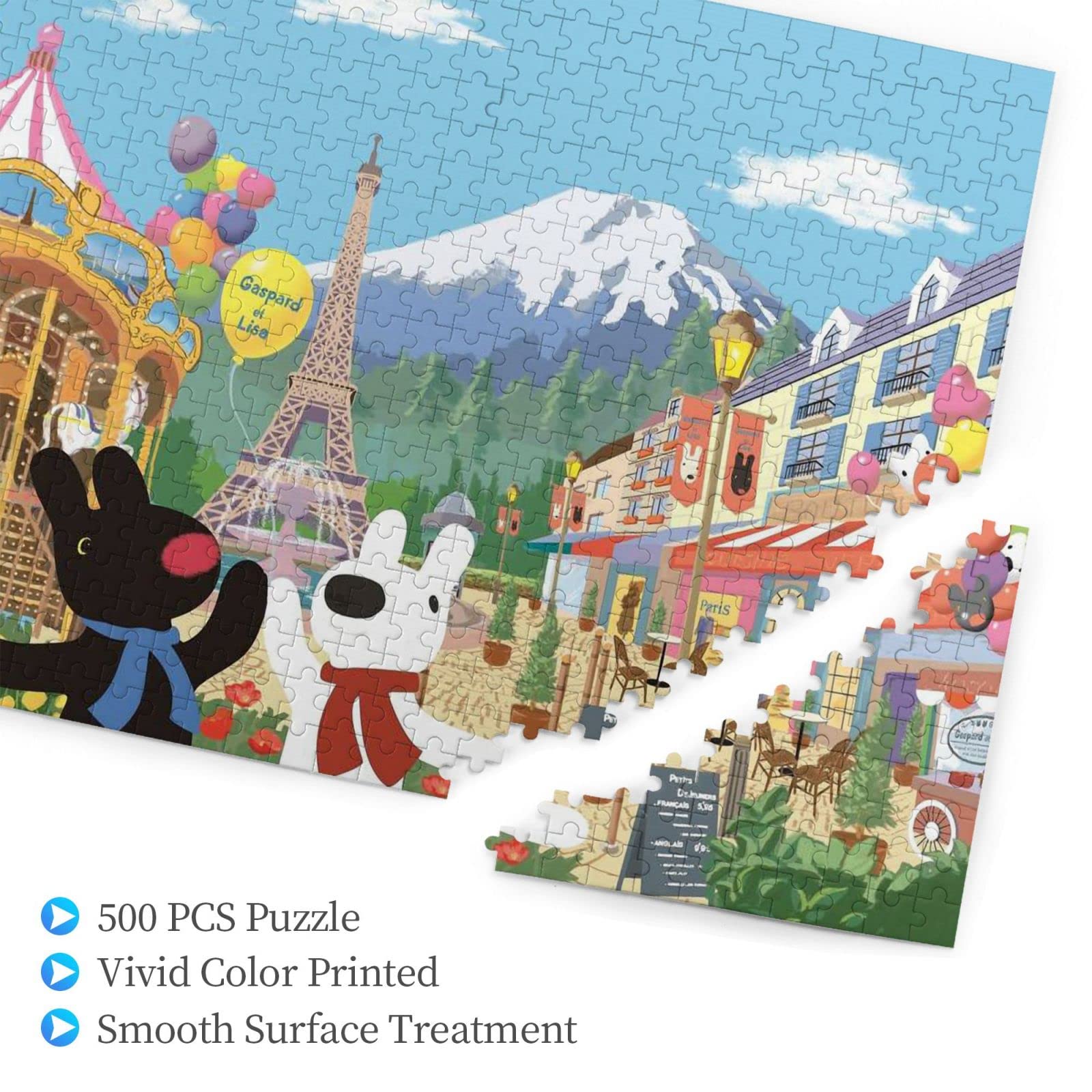 Amazon.co.jp: リサとガスパール ジグソーパズル500ピース