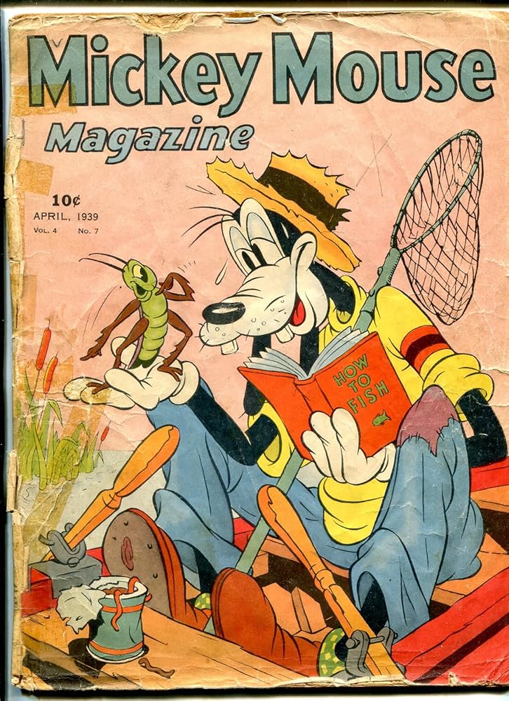 Amazon.com: Mickey Mouse Magazine Vol. 4 #7 1939 Goofy- Wilbur