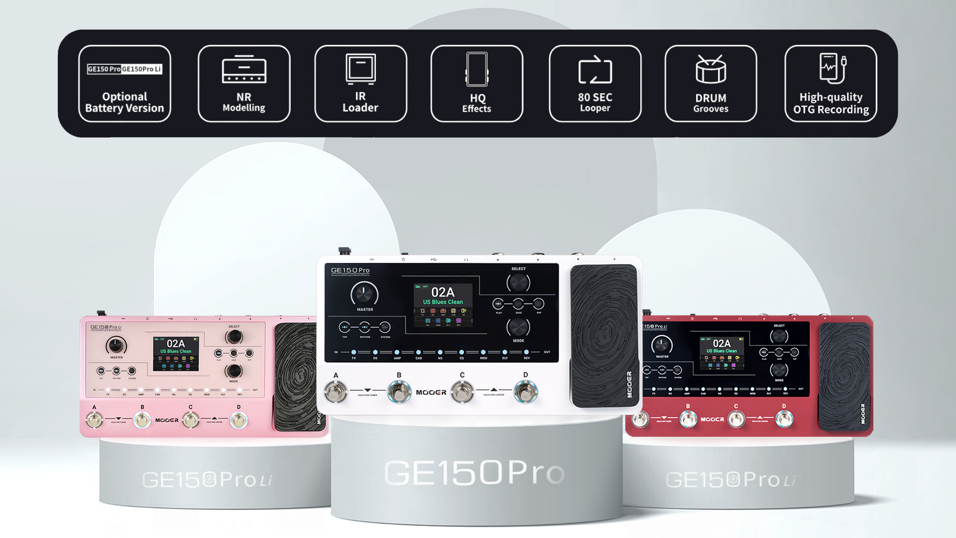 Amazon.com: MOOER GE150 Pro Guitar Amp Modelling Multi Effects