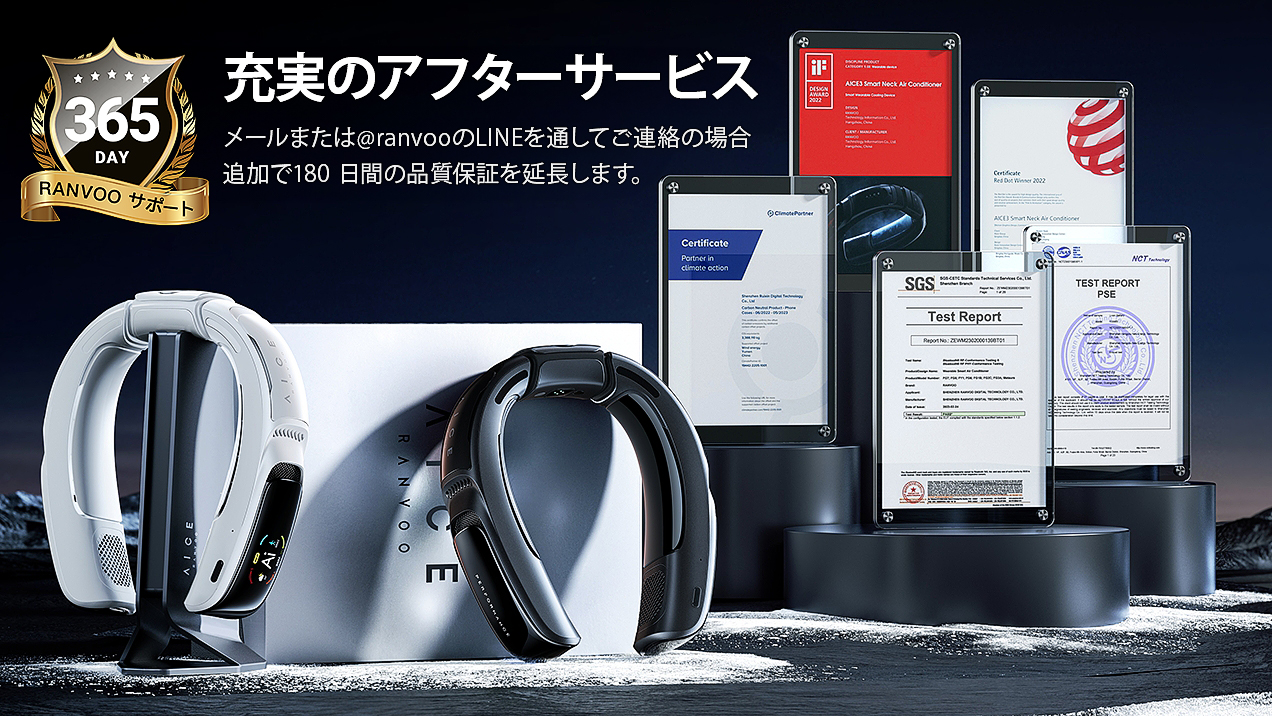 Amazon.co.jp: 【次世代 AIネッククーラー】テレビ朝日で「猛暑を