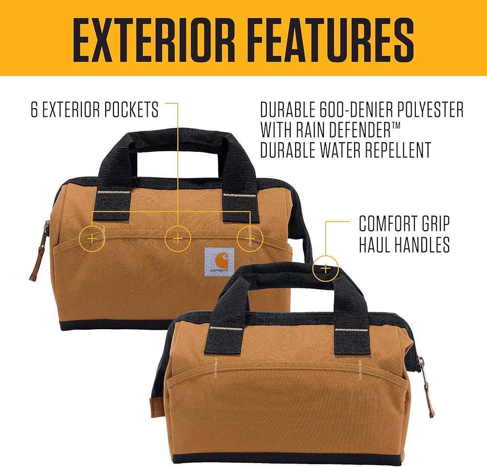 Amazon.co.jp: Carhartt オンサイト ツールバッグ 耐久性 防水 ツール