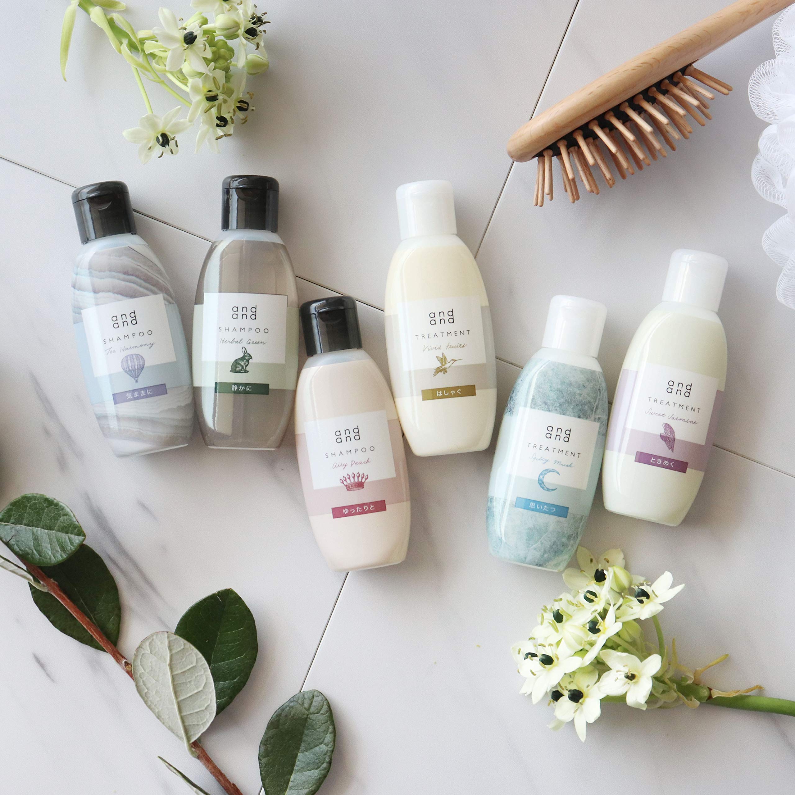 Amazon | andand(アンドアンド) ミニボトル6個 お試しセット[全9通りの