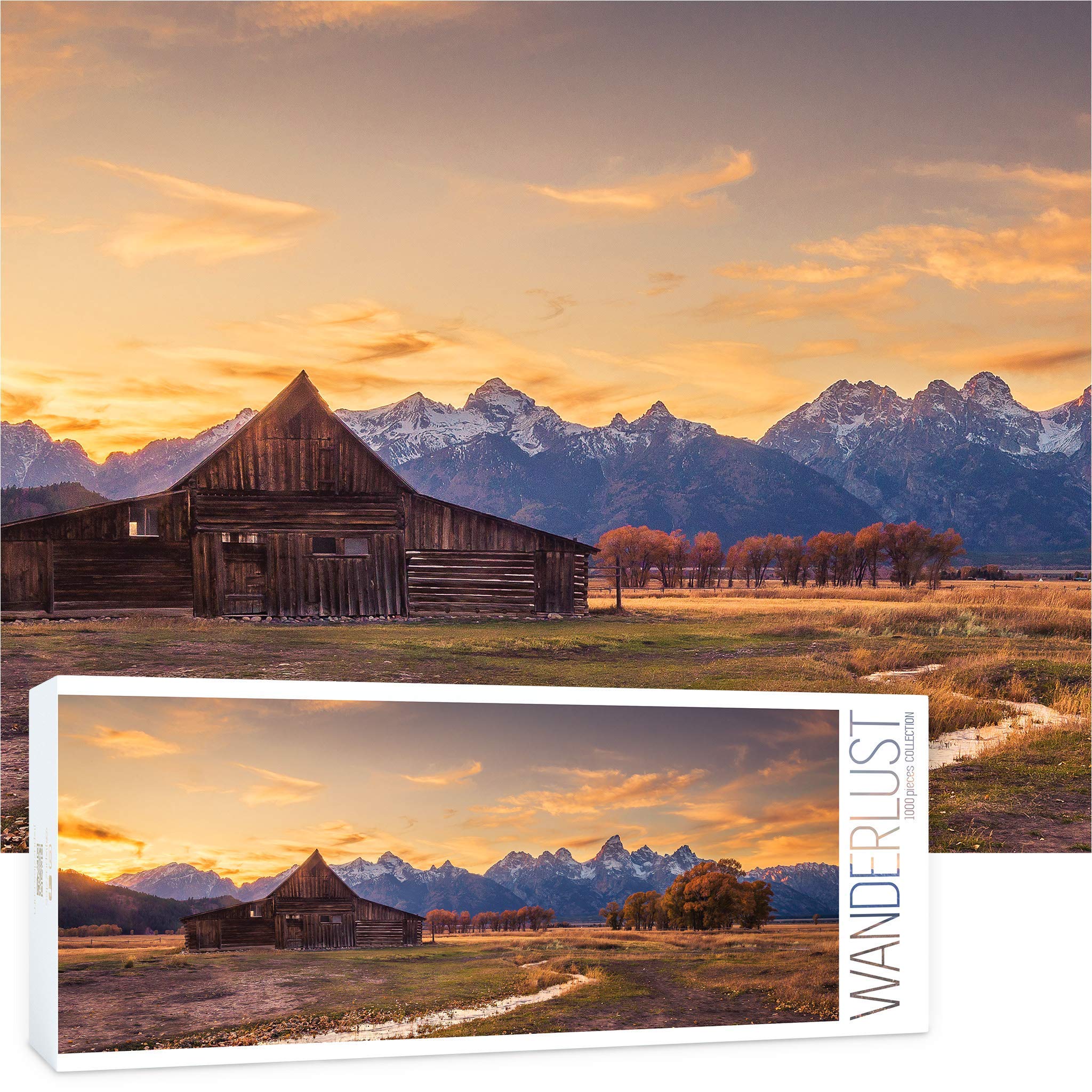 Amazon | JIX 1000ピース プレミアムジグソーパズル 大人用 パノラマ式