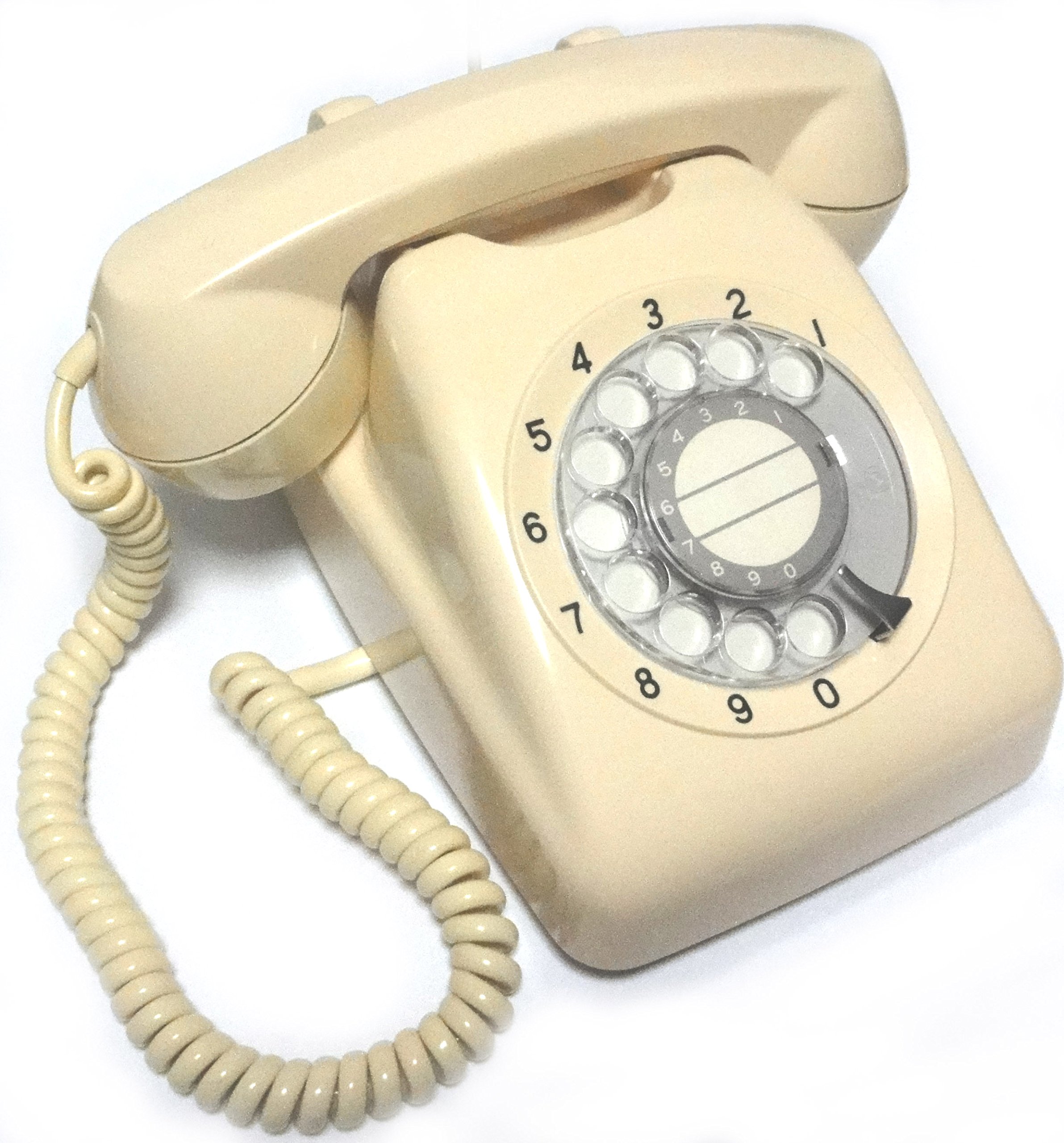 Amazon | NTT 601-A2 ダイヤル式カラー電話機 (アイボリー) | NTT