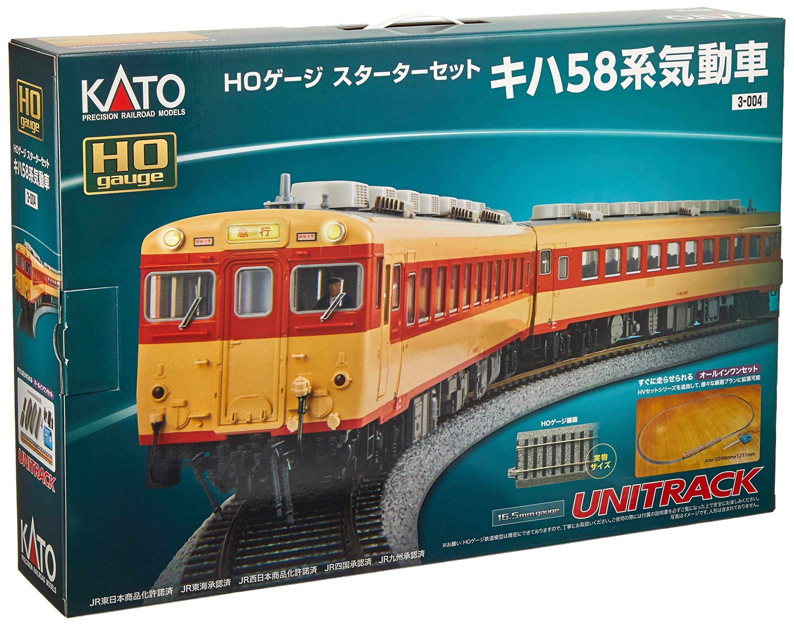 Amazon | KATO HOゲージ HO スターターセット キハ58系気動車 3-004