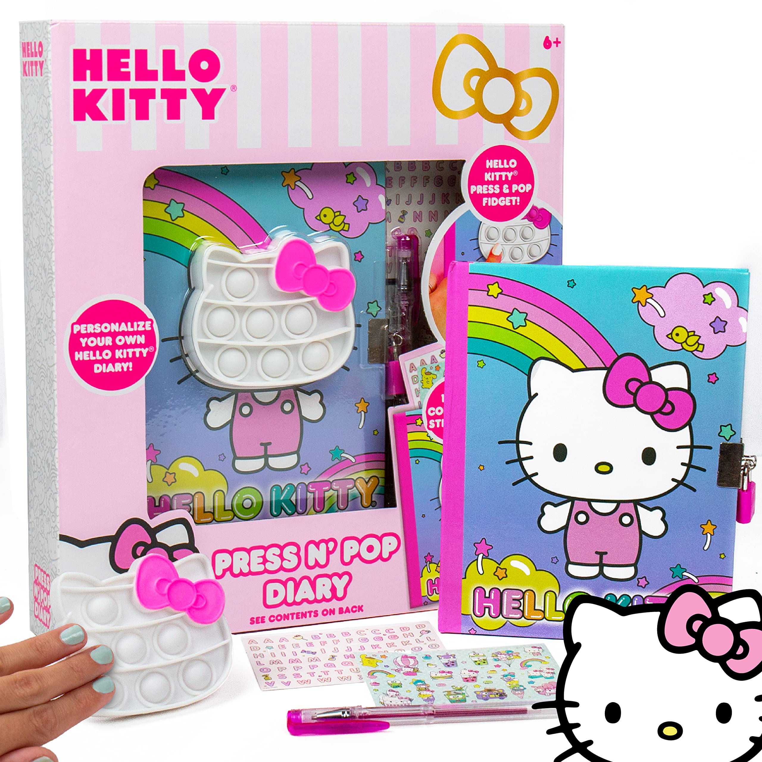 Amazon.com: Hello Kitty Press N' Pop Diary : Toys & Games