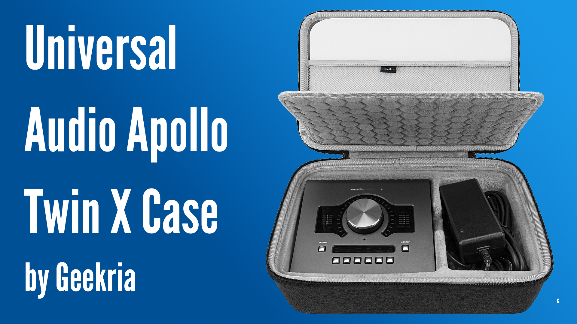 Amazon.com: GEEKRIA Audio Interface Carrying Case, Compatible with