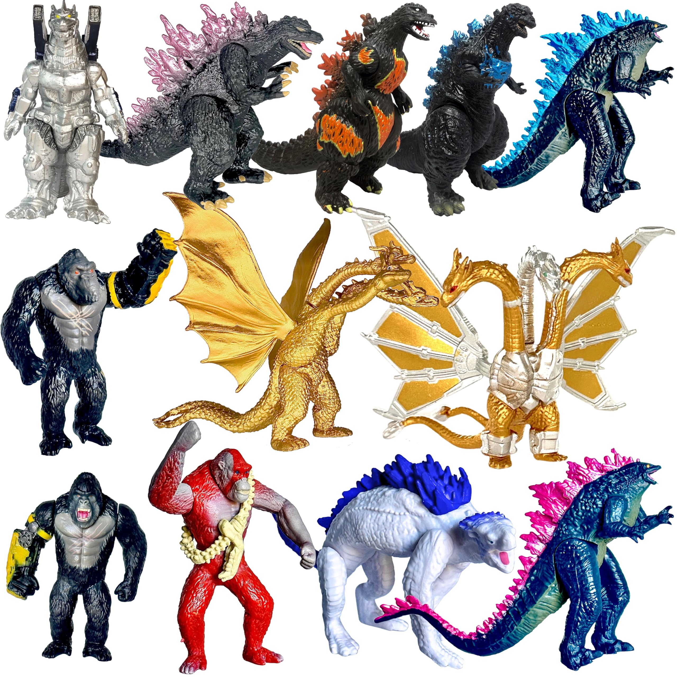 Amazon.com: TwCare Set of 12 Godzilla x Kong: The New Empire