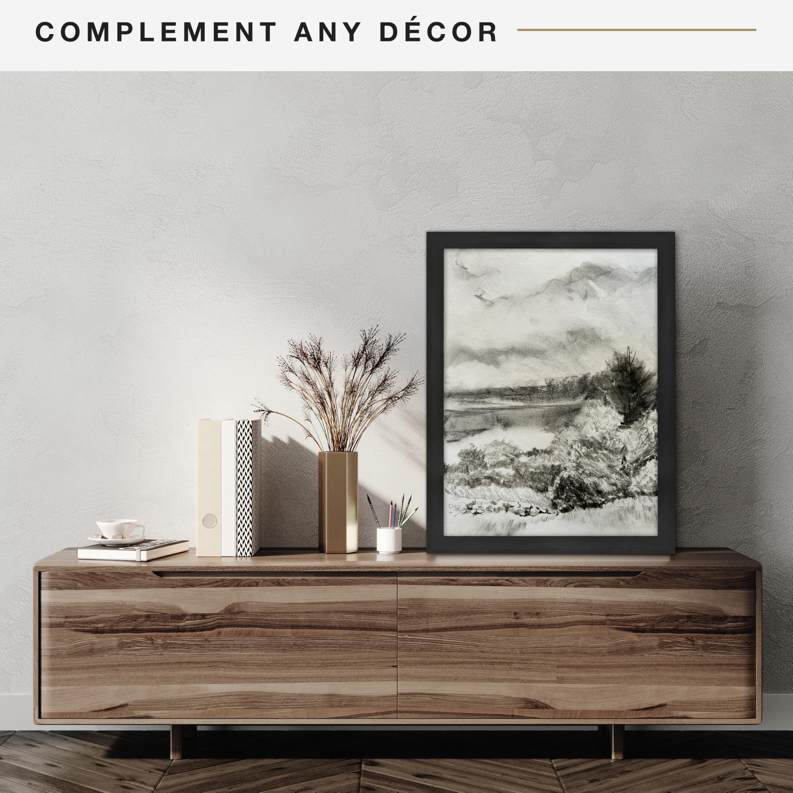 Amazon.com - MCS Museum Poster Frame 18x24 Onyx Woodgrain