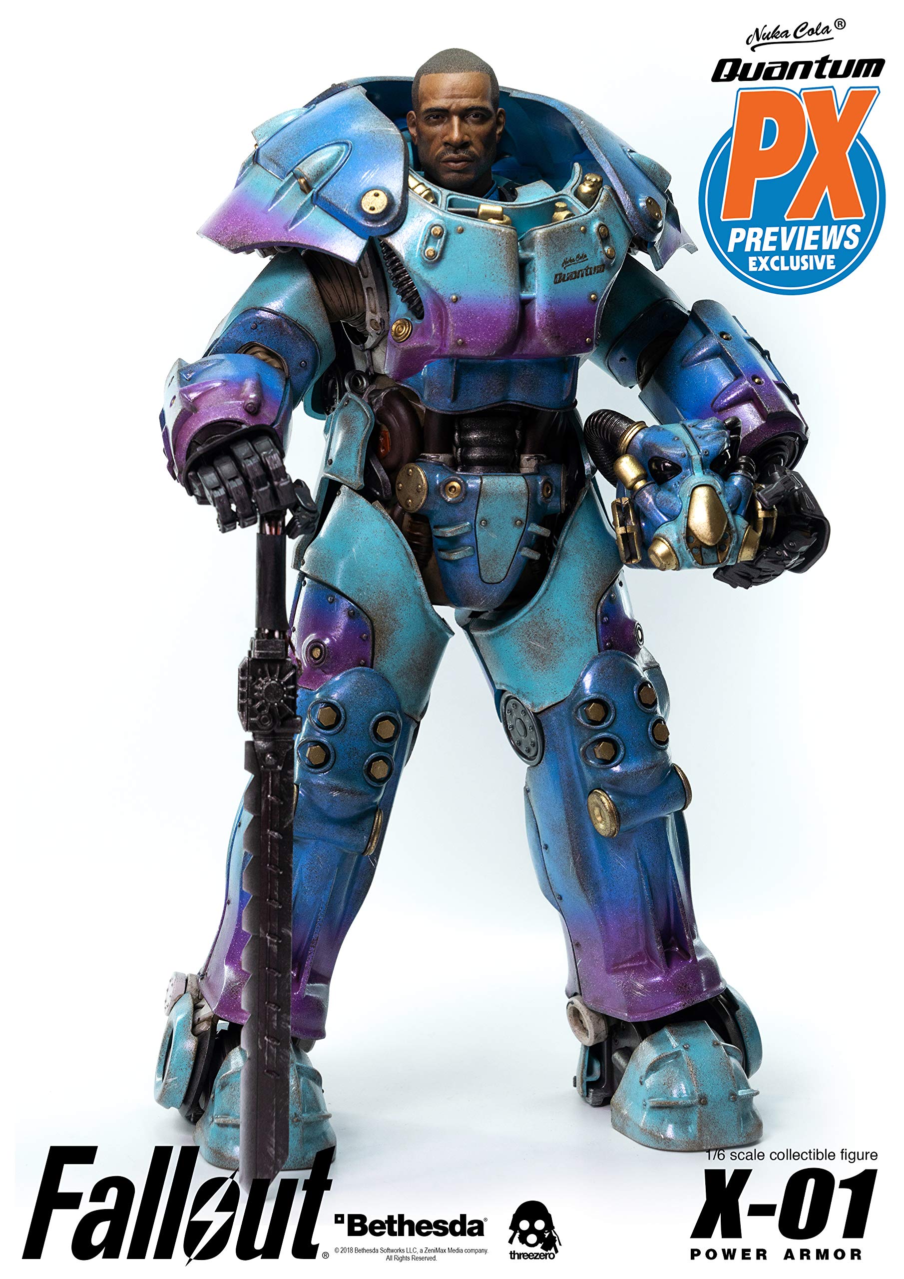 Amazon.co.jp: ThreeZero フォールアウト:X-01 パワーアーマー Quantum