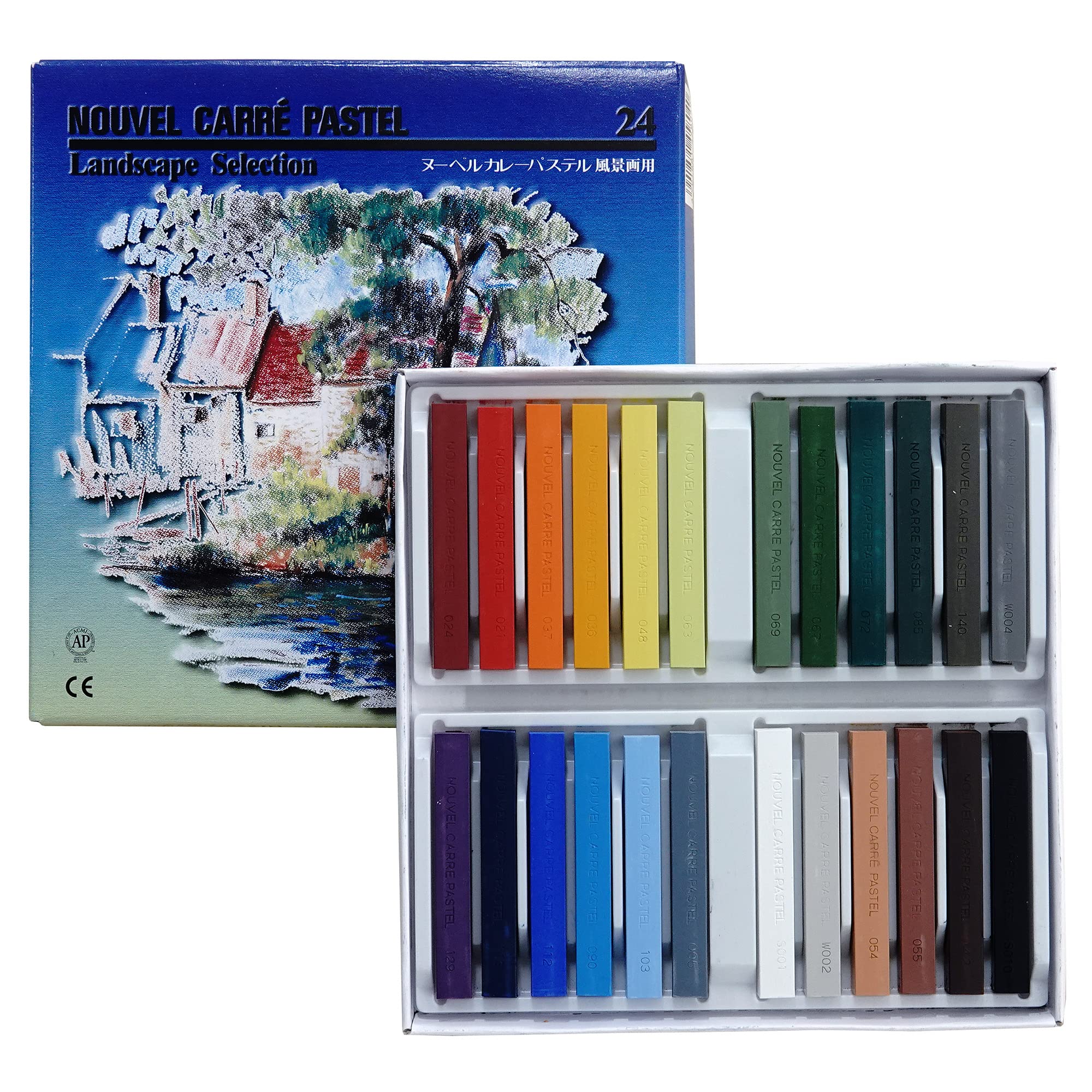 Amazon | ヌーベル カレーパステル 風景画用 24色セット | パステル 通販