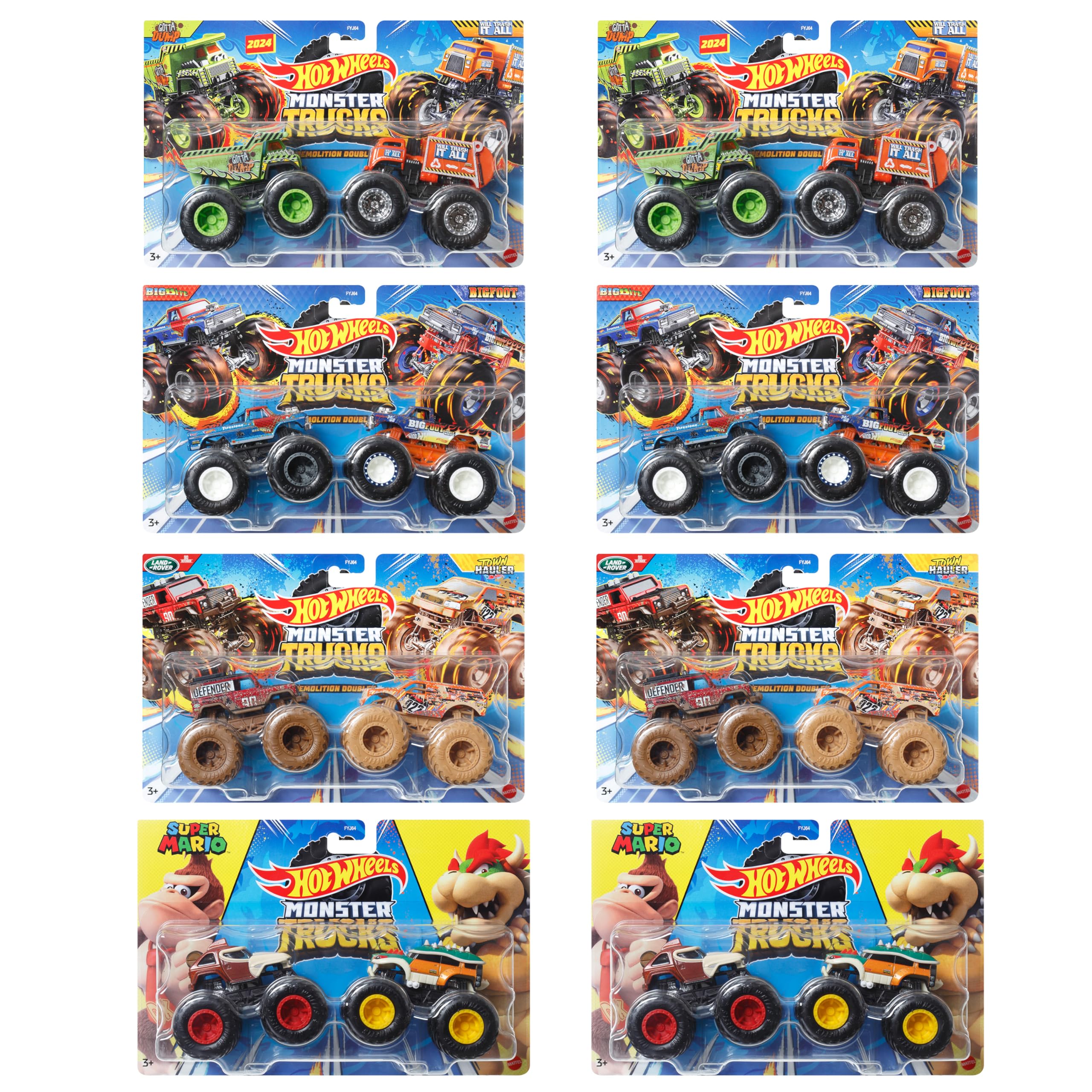 Amazon.co.jp: ホットウィール(Hot Wheels) モンスタートラック 1:64 2