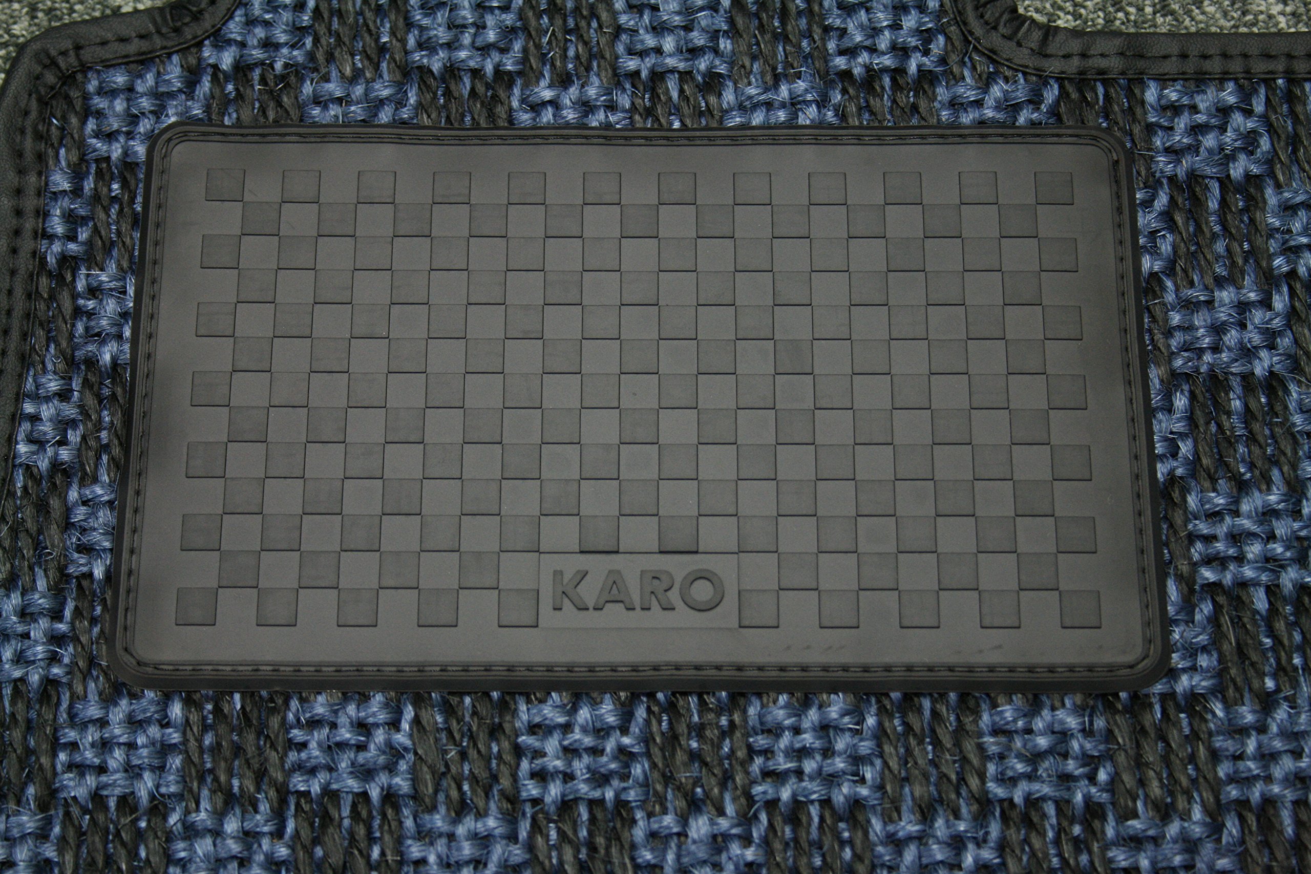 Amazon | KARO(カロ) フロアマット SISAL ネイビー/ブラック ALPINA