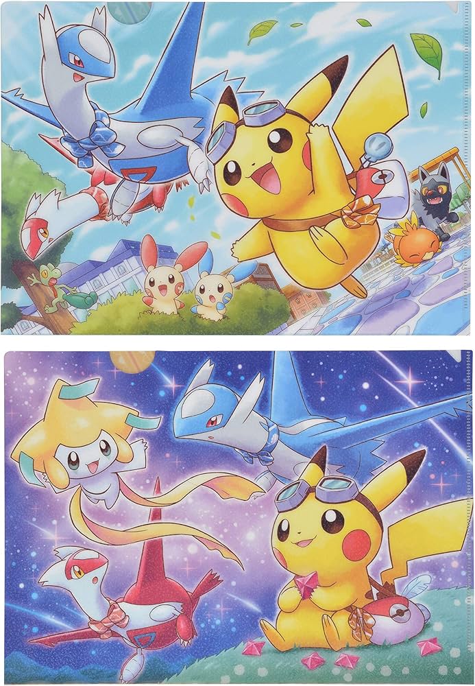 Amazon.co.jp: ポケモンセンターオリジナル A4クリアファイル 2枚