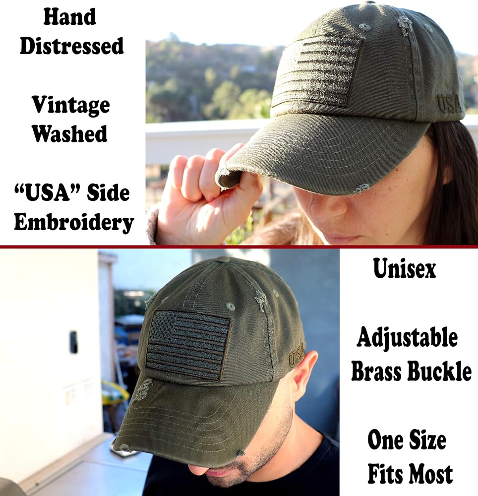 Amazon | Antourage アメリカ国旗 未構造 帽子 男女兼用 ツイル