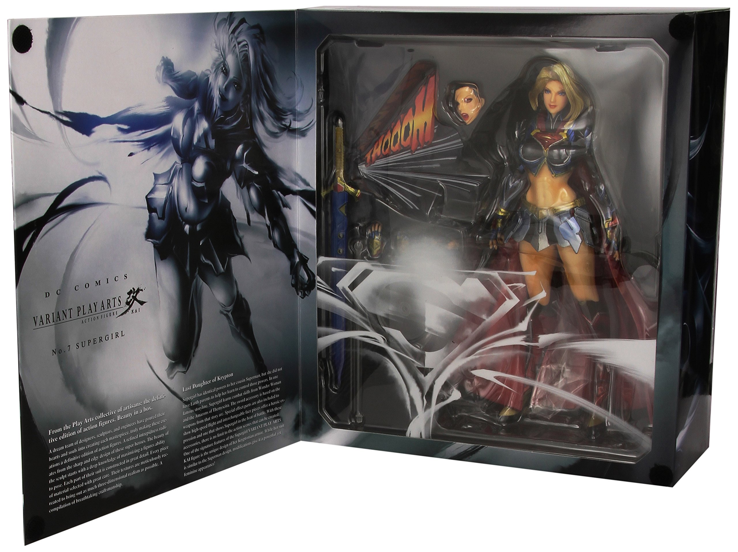 Amazon.com: Square Enix Play Arts Kai DC Comics Variants Supergirl