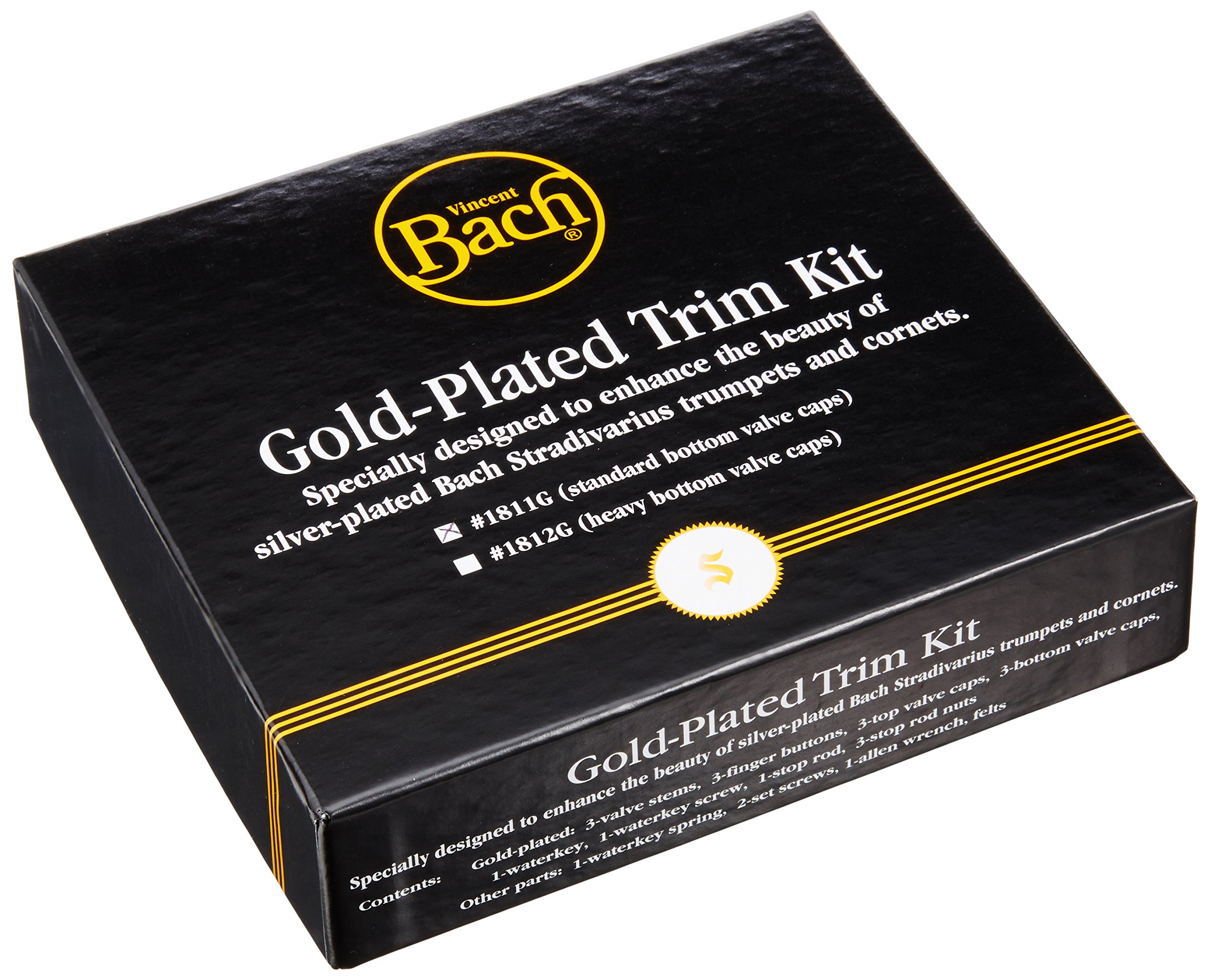 Amazon | バック トランペット用トリムキット 金メッキパーツセット