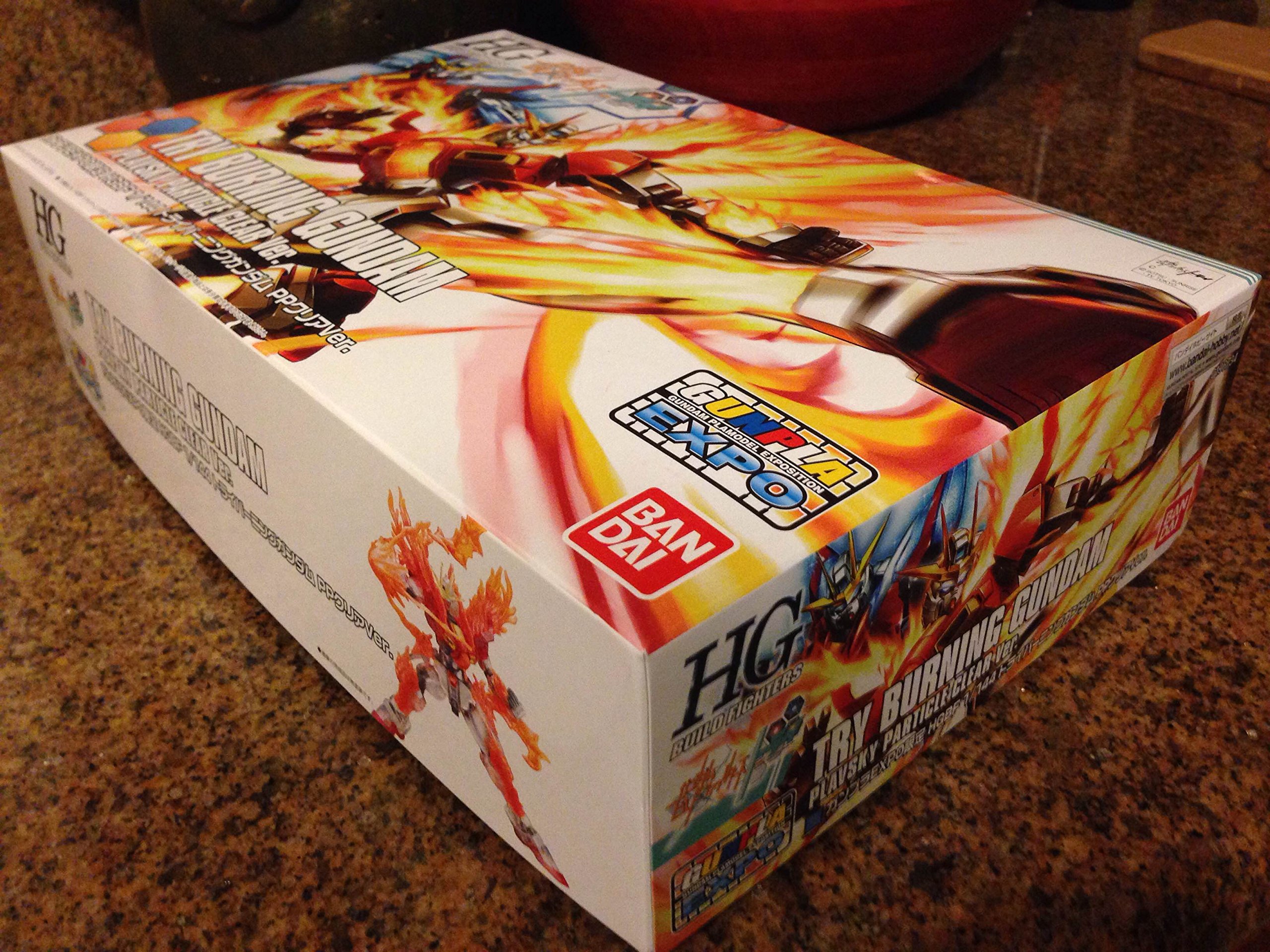 Amazon.com: BANDAI HGBF 1-144 Build Burning Gundam PP Clear Ver