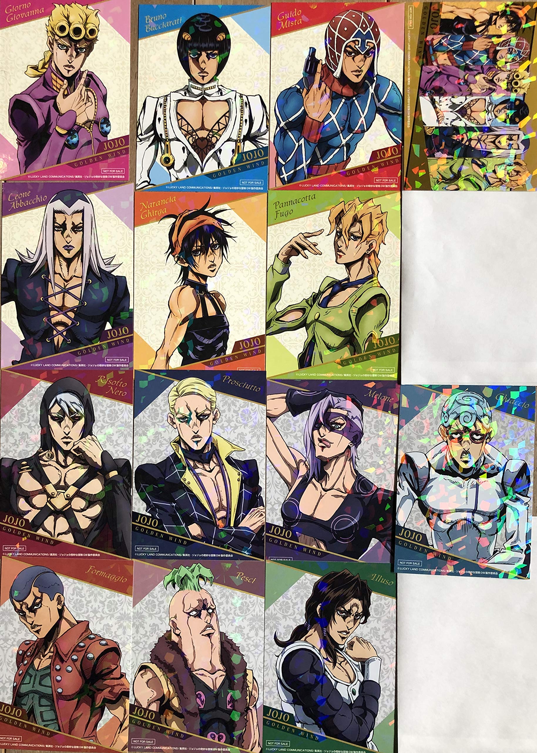 Amazon.co.jp: ジョジョの奇妙な冒険 ジョジョ 暗殺チーム＆護衛チーム