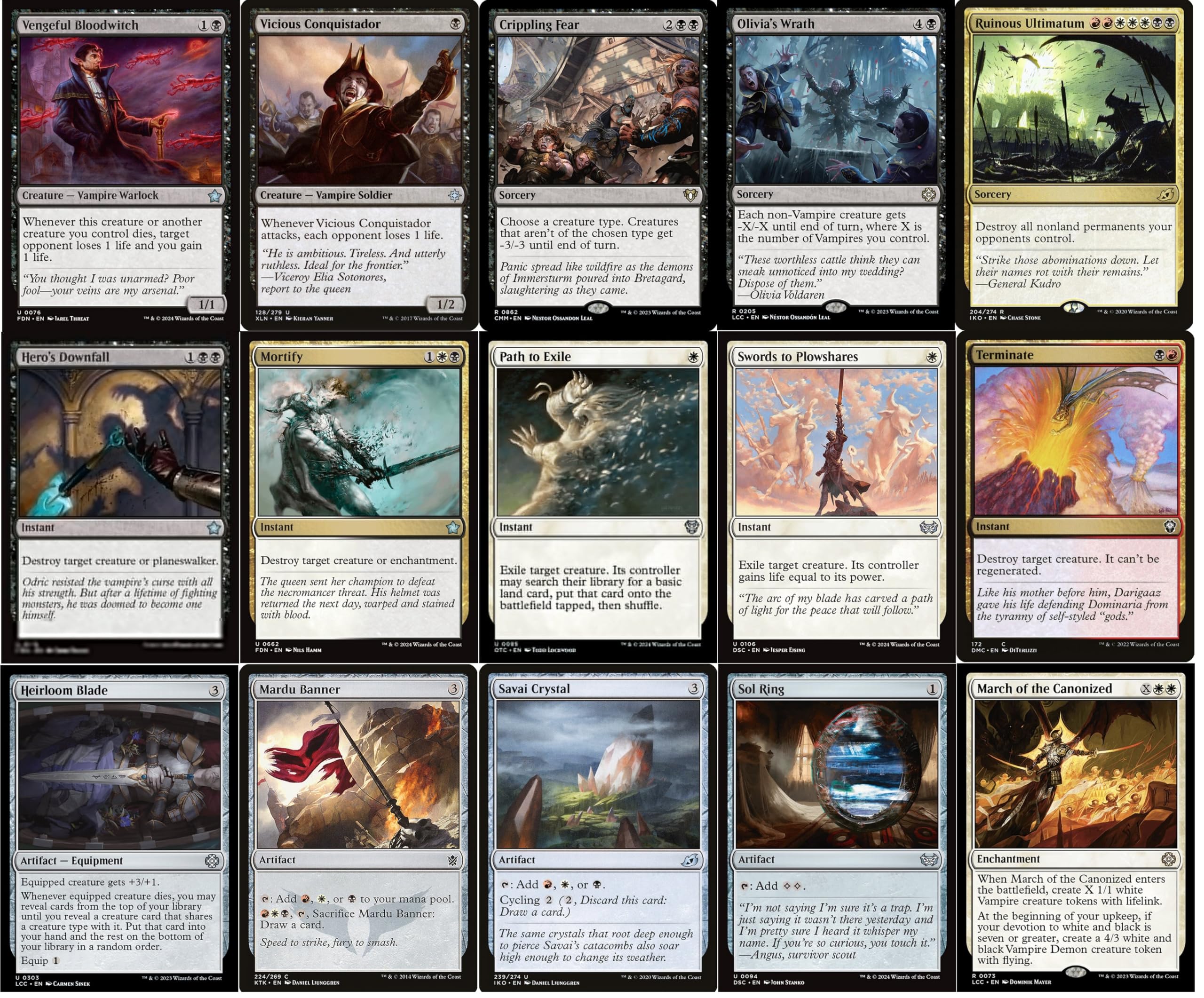 Amazon.com: Elite Commander Vampire Deck - Edgar Markov - Mardu