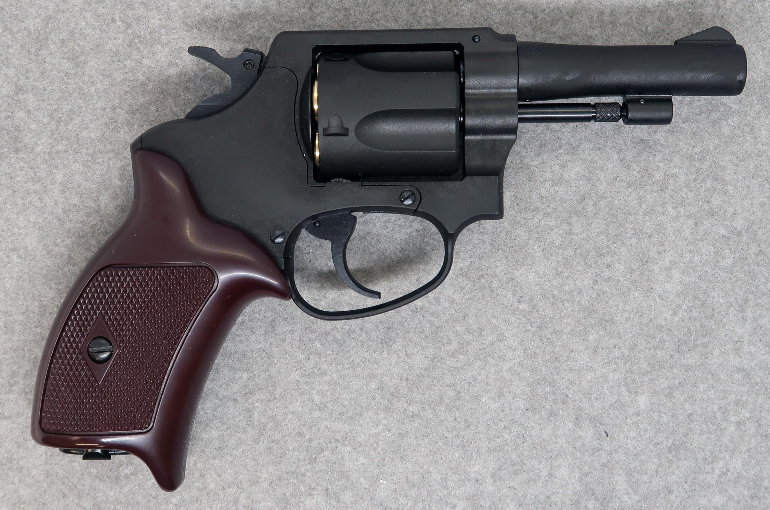 Amazon | マルシン ポリスリボルバー 77ミリ銃身 ブラック