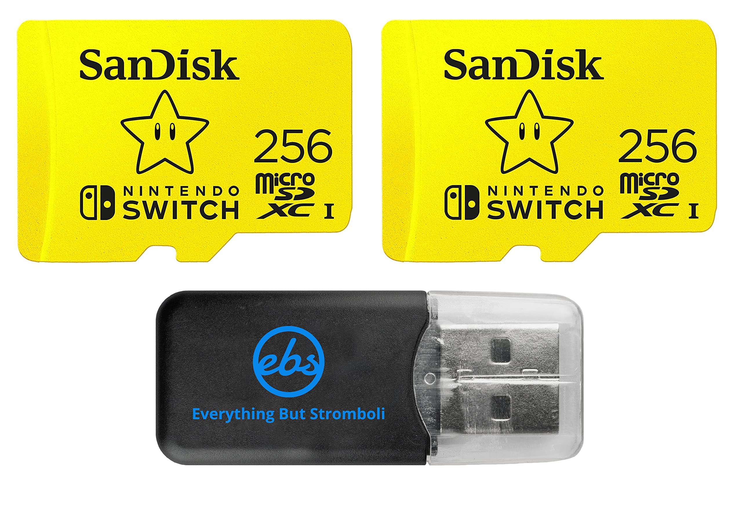 SanDisk 2 Pack Micro SD 256GB Nintendo Switch Memory Card Cards