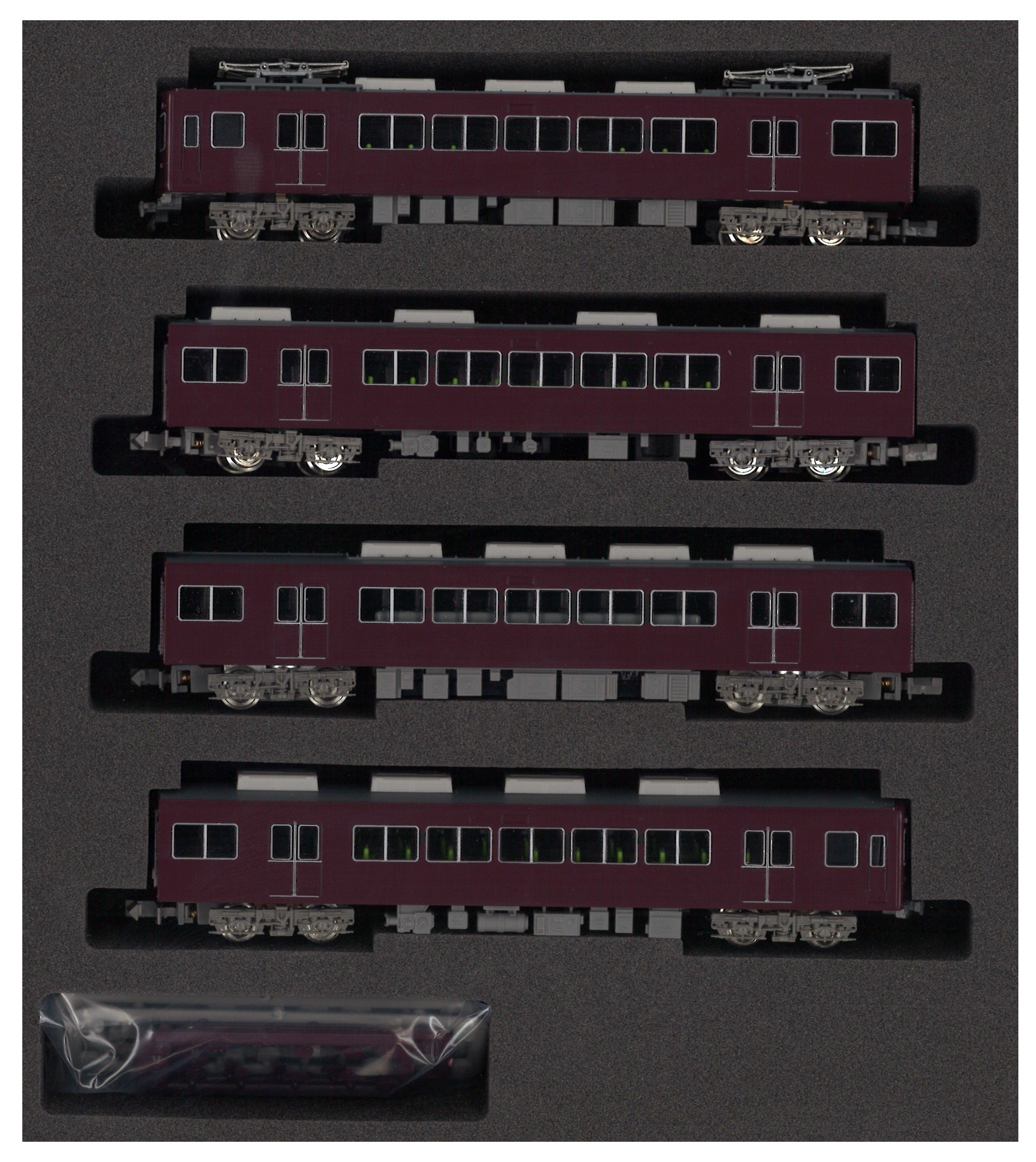 Amazon | Nゲージ 4055 阪急2800系 2扉冷房車4両基本 (塗装済完成品