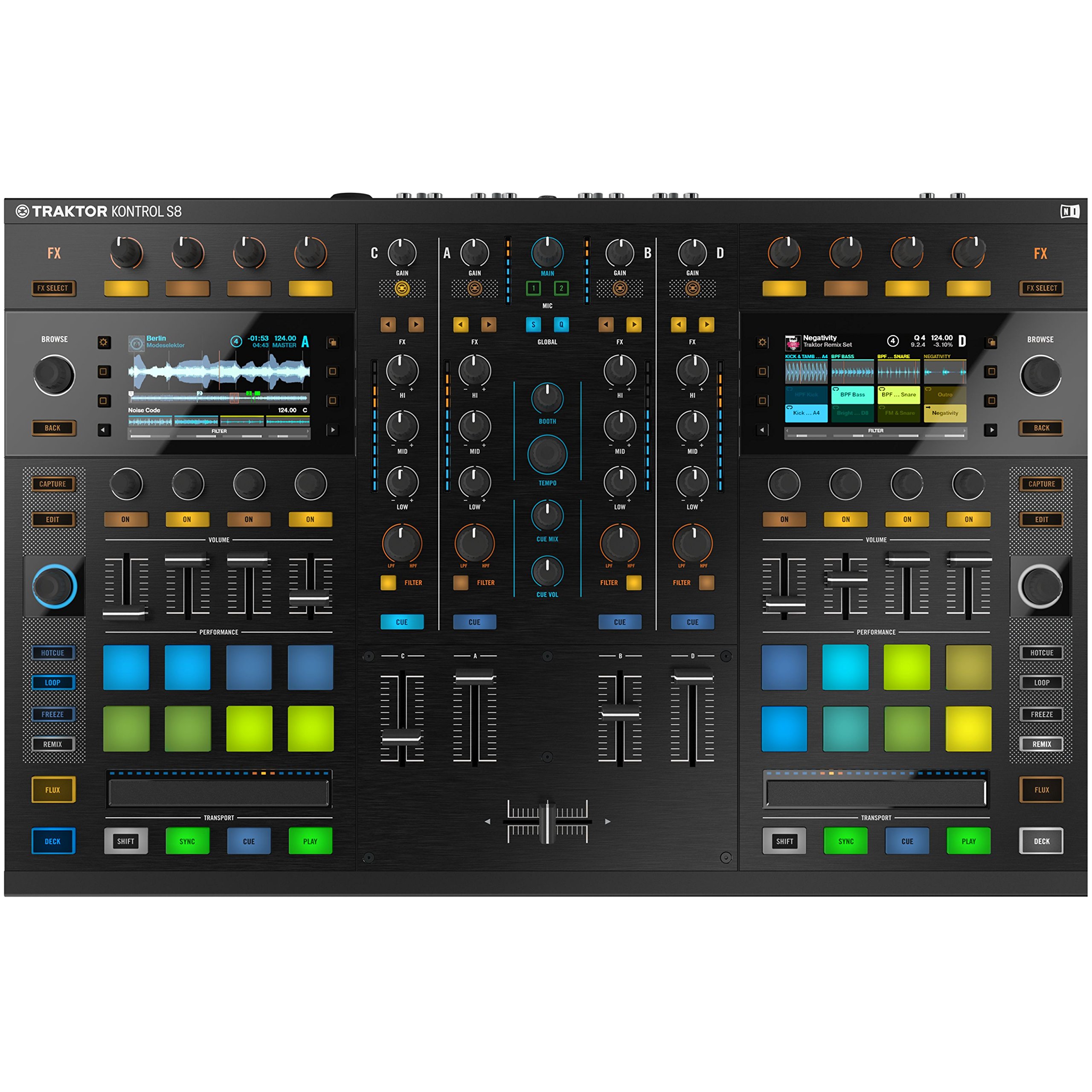 Amazon | Native Instruments 4デッキ DJコントローラー TRAKTOR