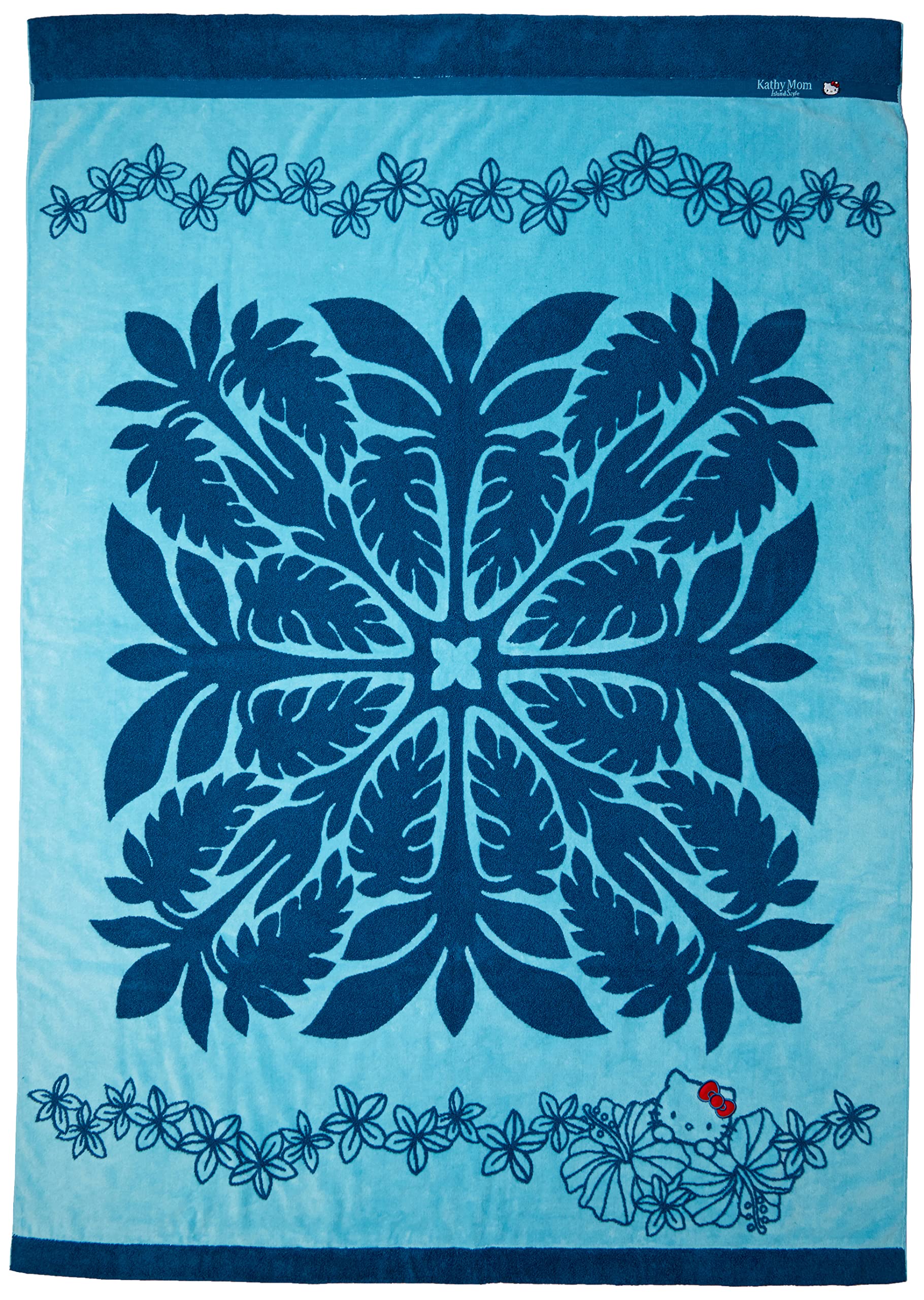 Amazon.co.jp: タオルケット ハワイアンキルト柄 ハローキティ＆レイ