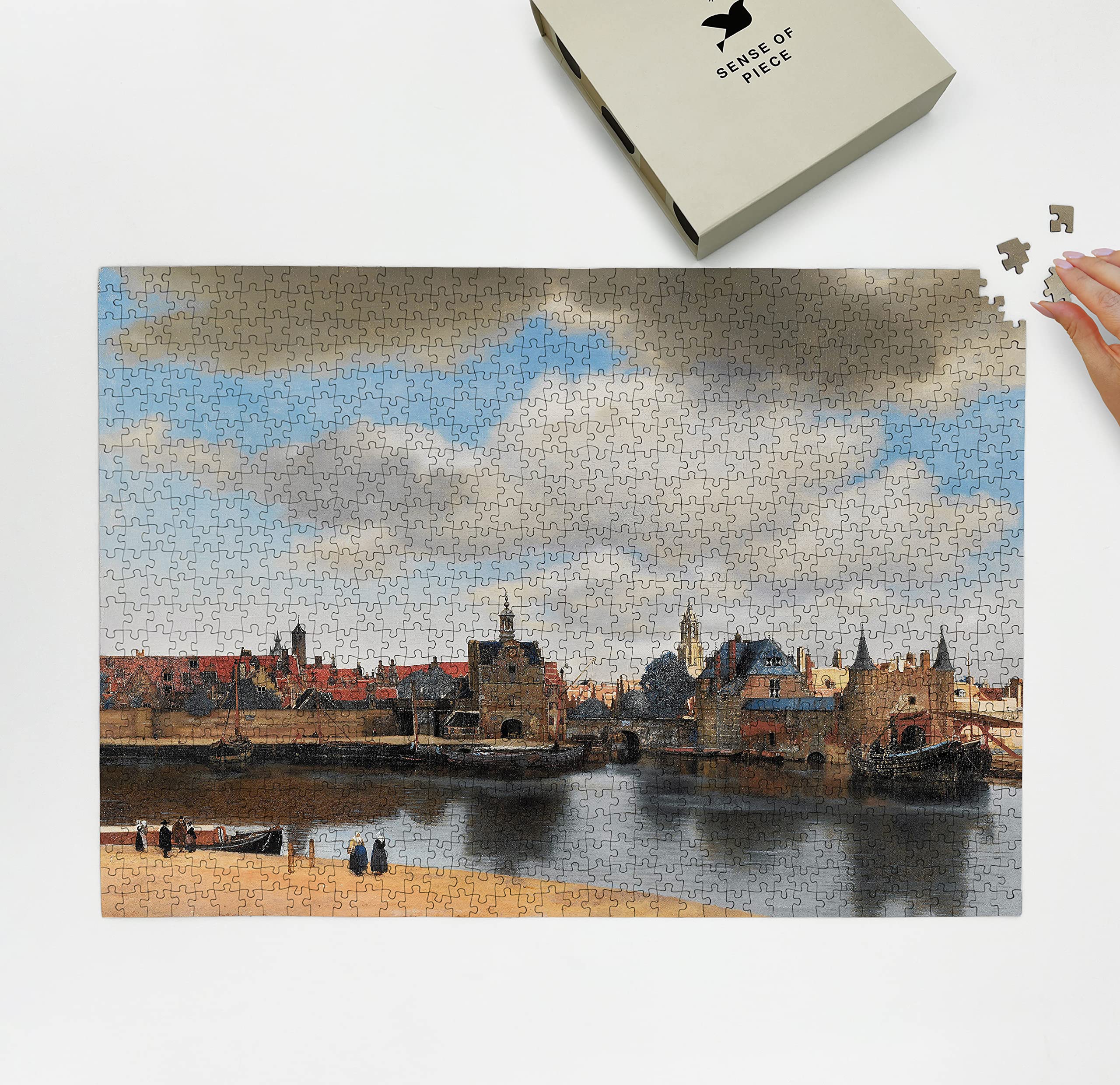 Amazon | 1000ピース ジグソーパズル 大人用 | デルフトの眺め