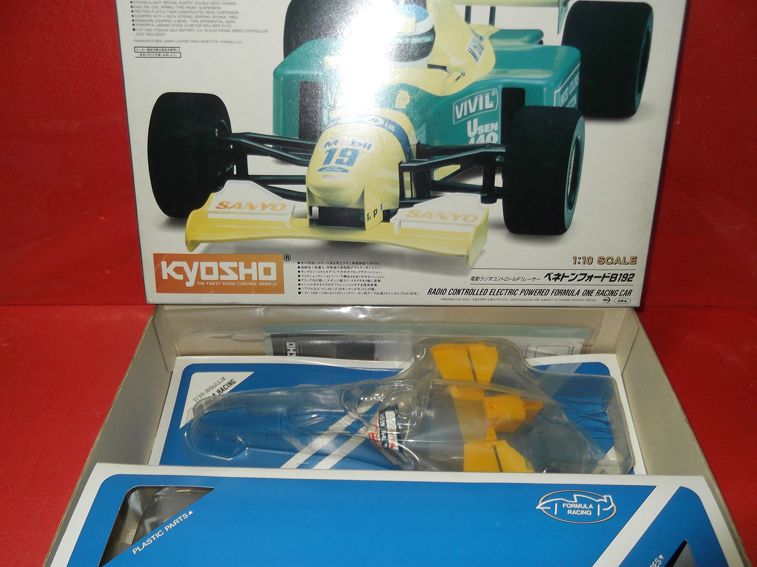 Amazon.co.jp: 京商 4218 1/10 電動RC F1レーサー ベネトンフォード