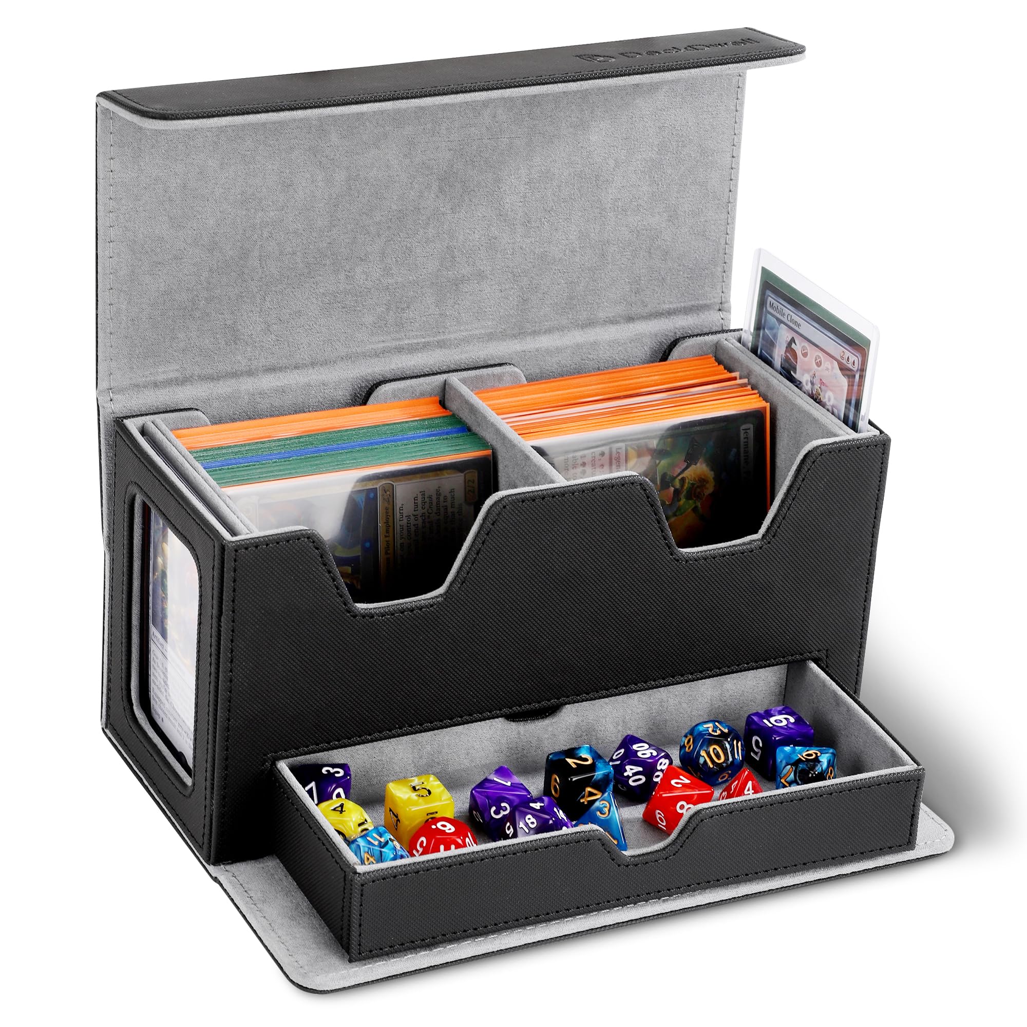 Amazon.co.jp: mtg デッキケース PUレザー | ダブルデッキケース 大