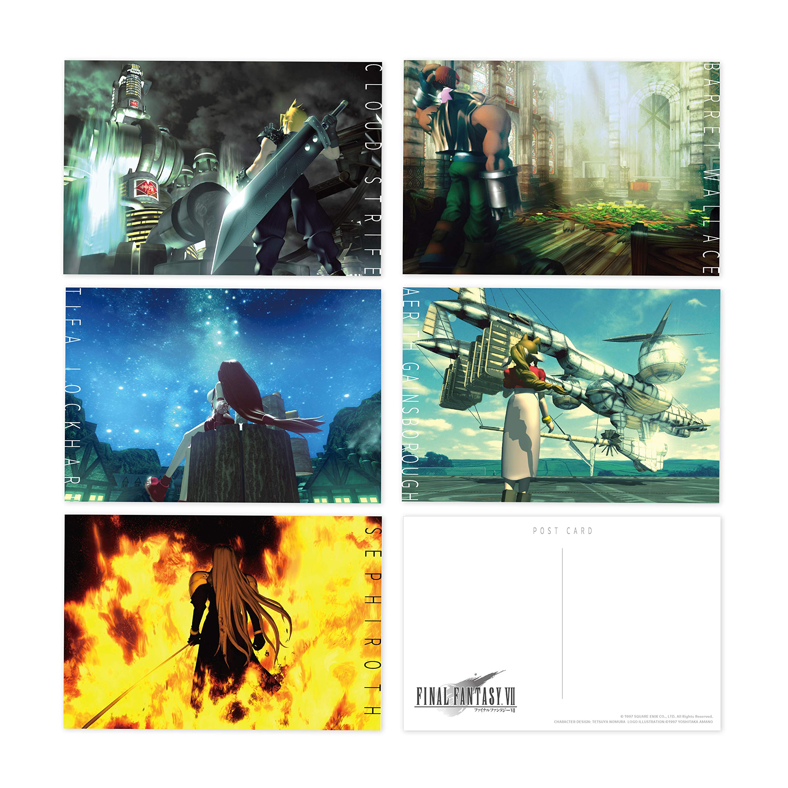 Amazon.co.jp: ファイナルファンタジーVII ポストカードセット