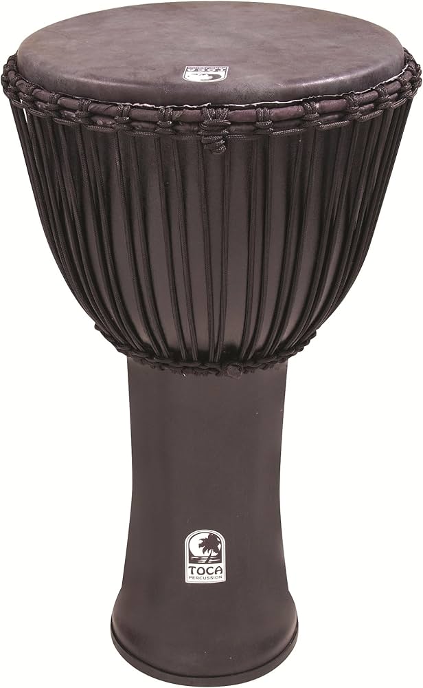 Amazon.com: Toca Freestyle Canon Djembe 14 with Bag, Black Mamba