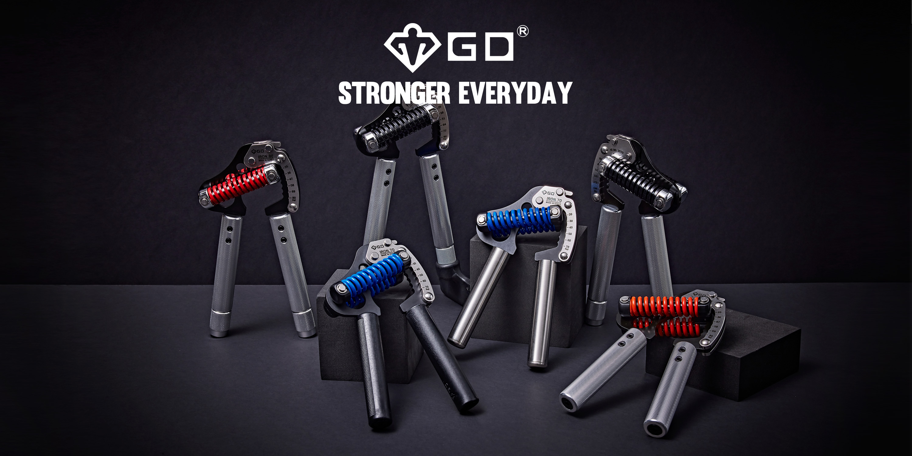 Amazon | (GD) IRON GRIP EXT 90 ハンドグリップ (25~90kg) 握力