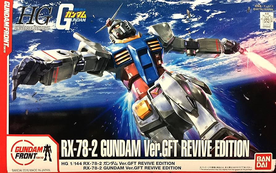 Amazon.com: Bandai HG 1/144 RX-78-2 Gundam Ver.GFT REvive Edition