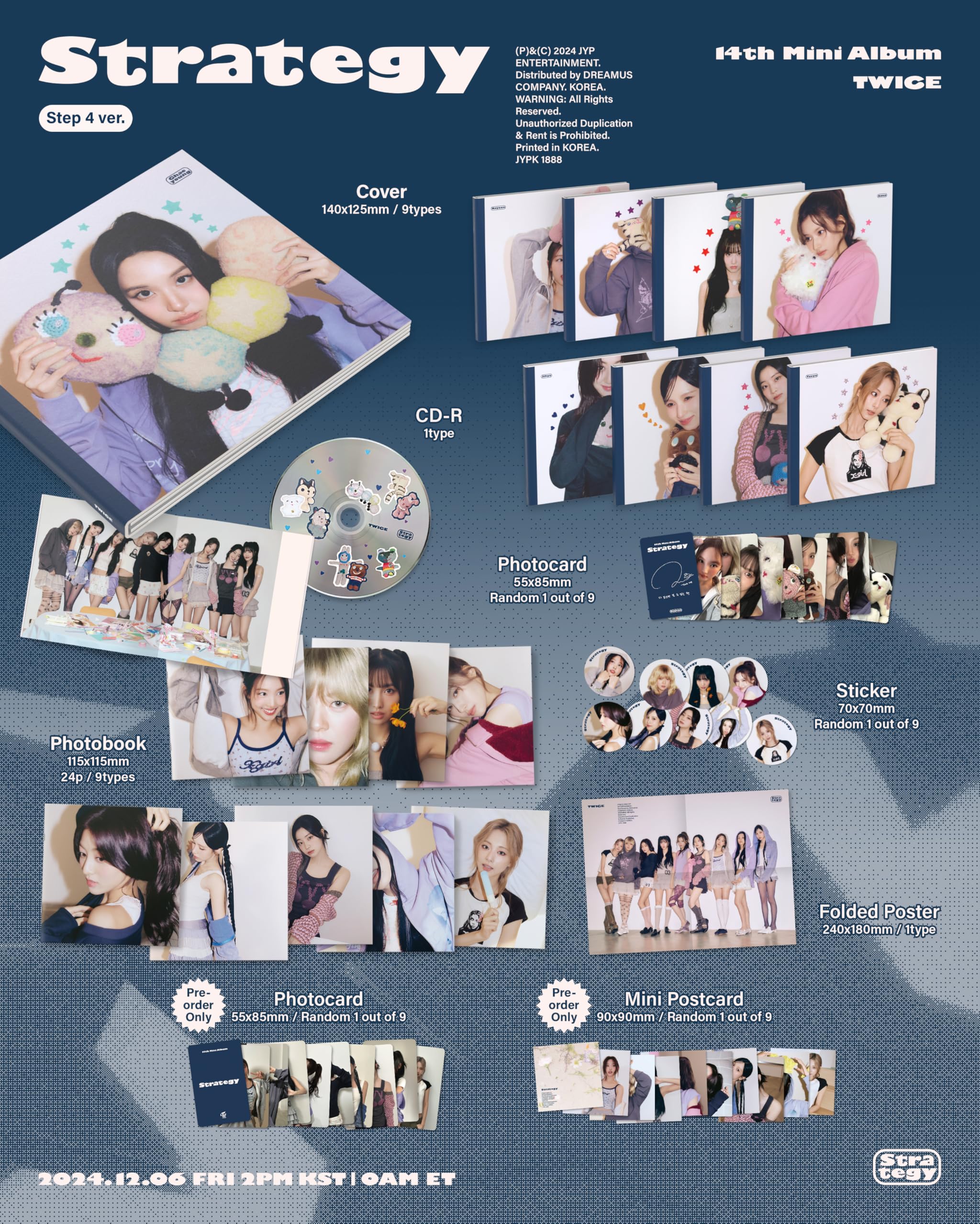 Amazon.com: TWICE STRATEGY 14th Mini Album Step 4 (Digipack) Ver