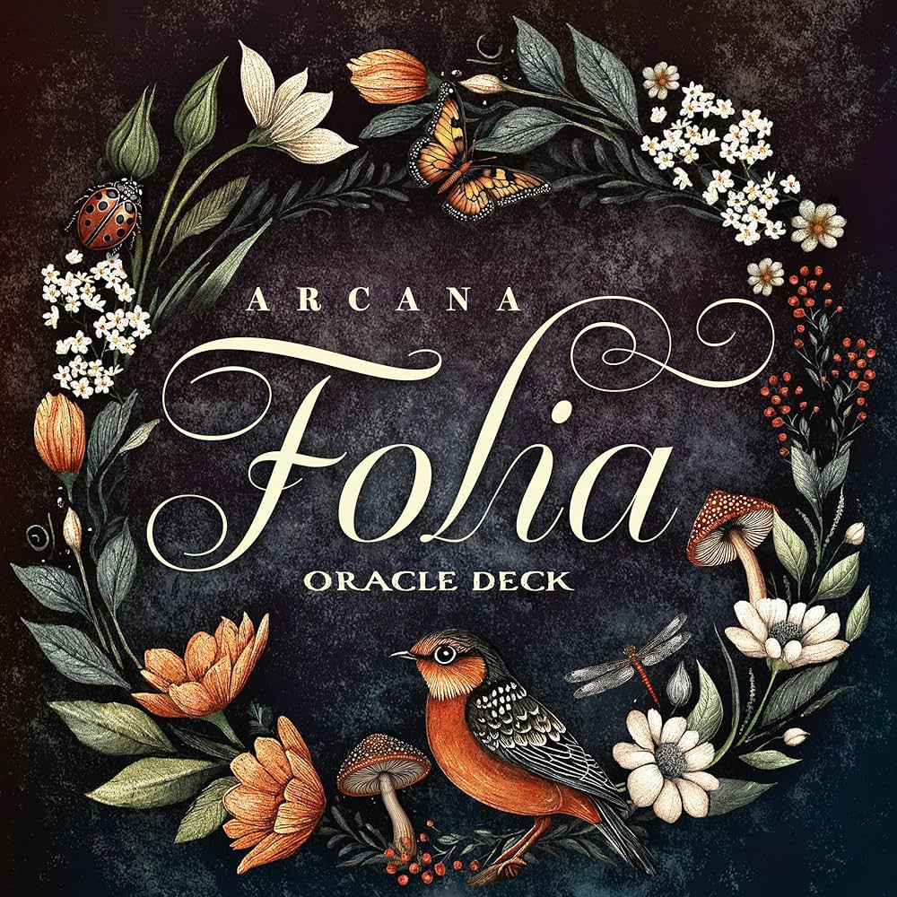 Arcana Folia Oracle Deck: 50-Card Round Deck, Nature-Inspired