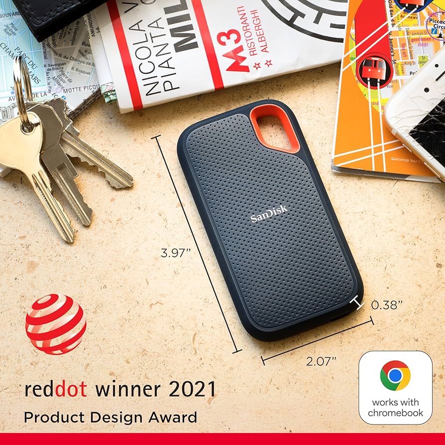 Amazon.com: SanDisk 500GB Extreme Portable SSD - Up to 1050MB/s