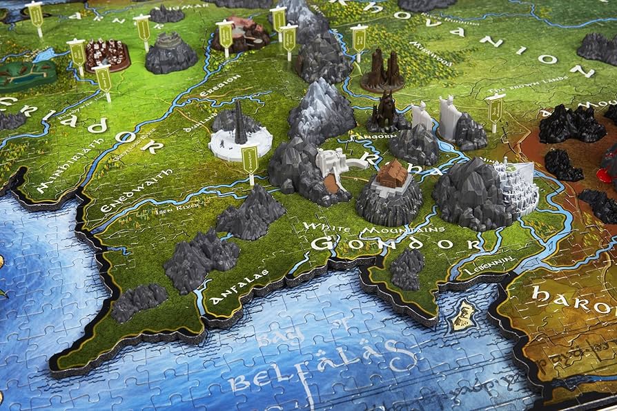 ロード・オブ・ザ・リング】ミドルアース ジグソーパズル Amazon | The